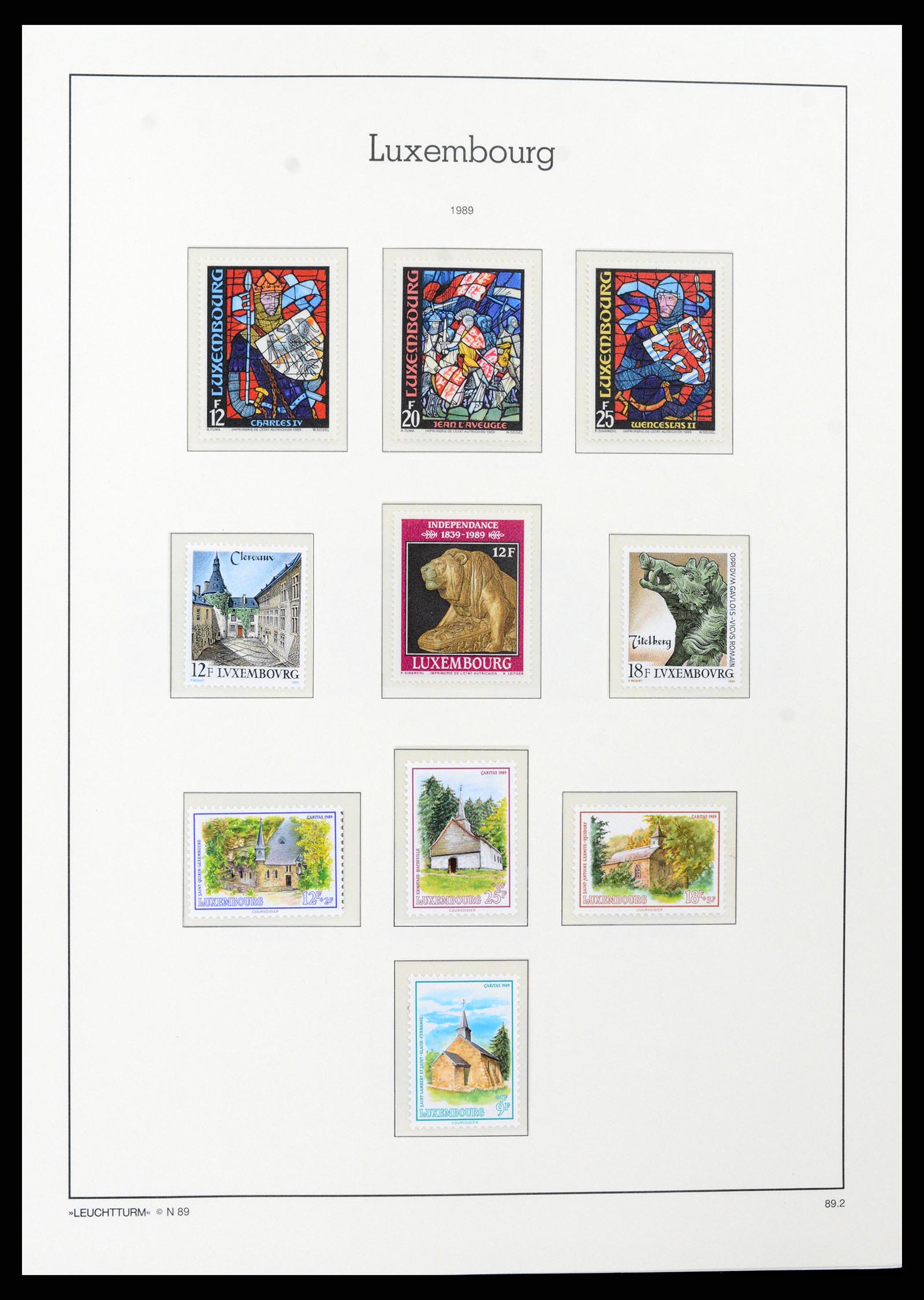 37592 143 - Postzegelverzameling 37592 Luxemburg 1852-1999.