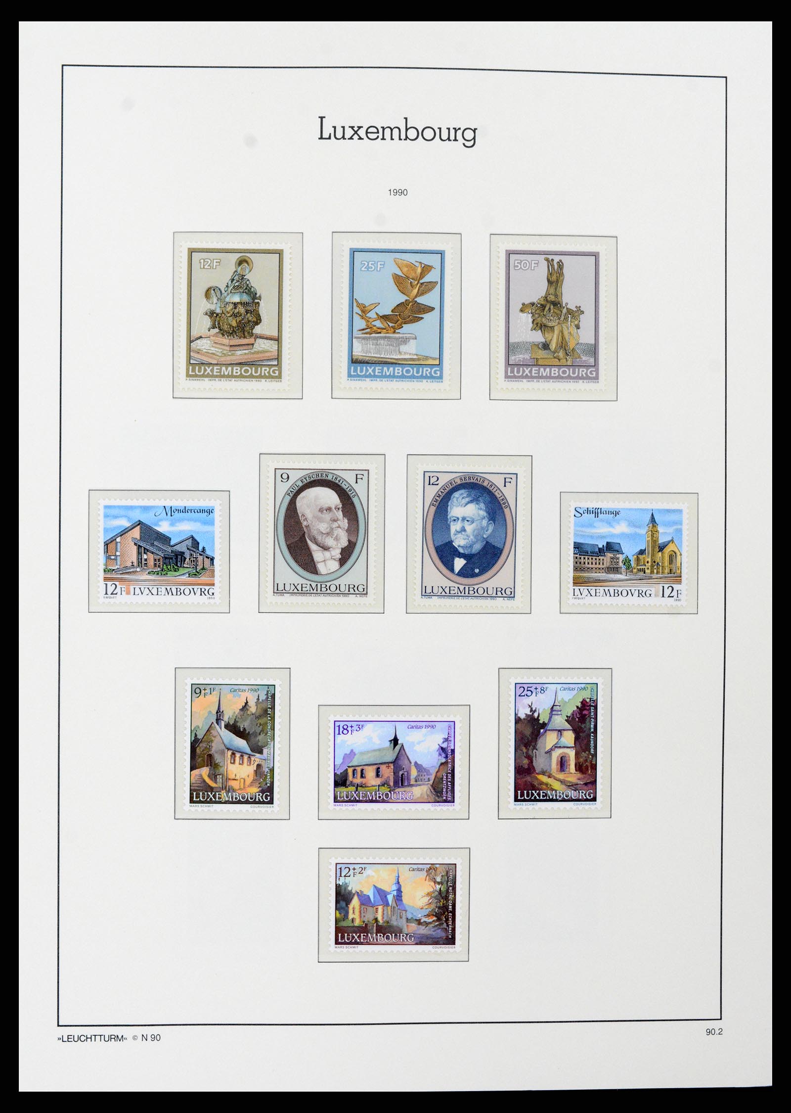 37592 144 - Postzegelverzameling 37592 Luxemburg 1852-1999.