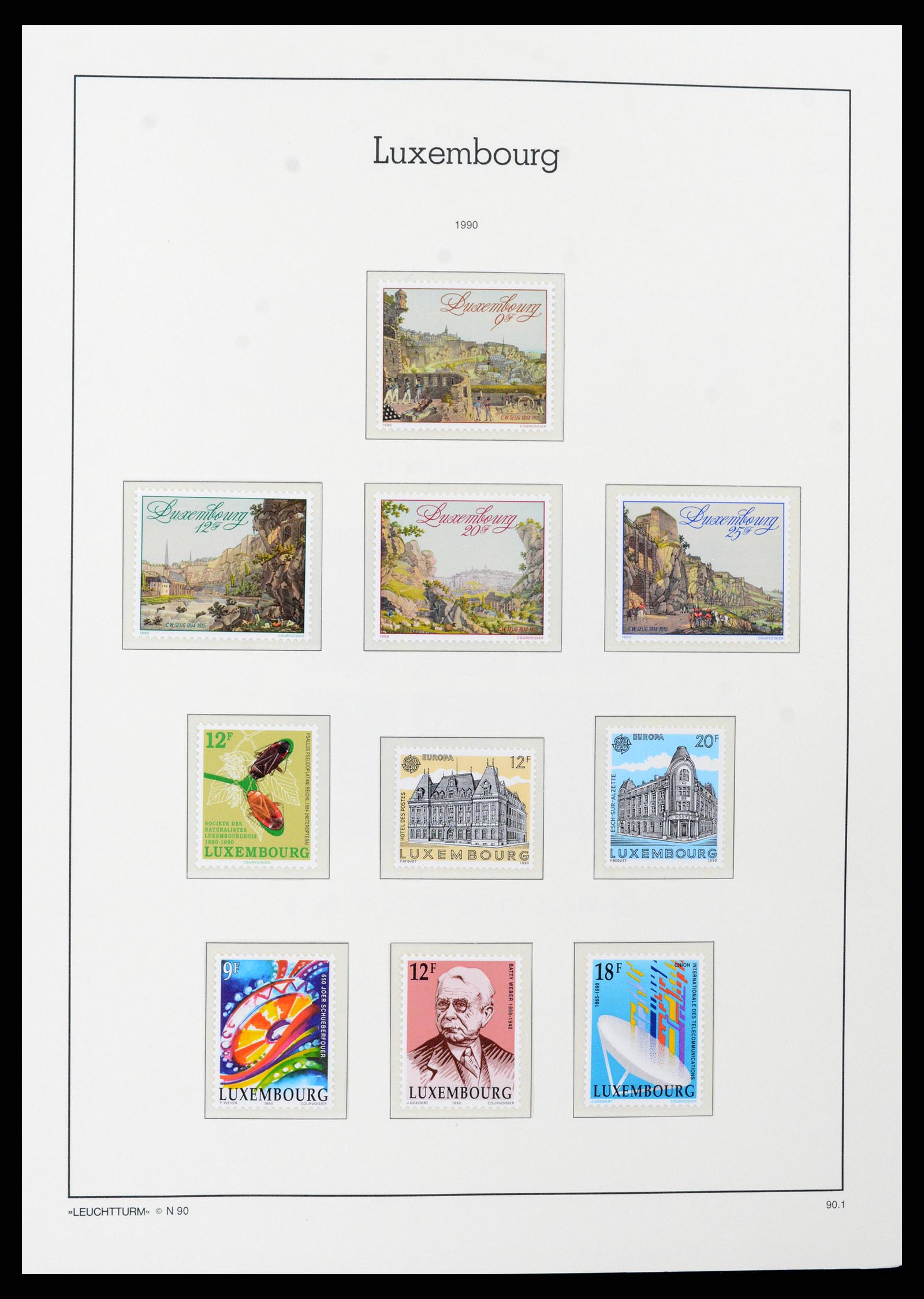 37592 145 - Postzegelverzameling 37592 Luxemburg 1852-1999.