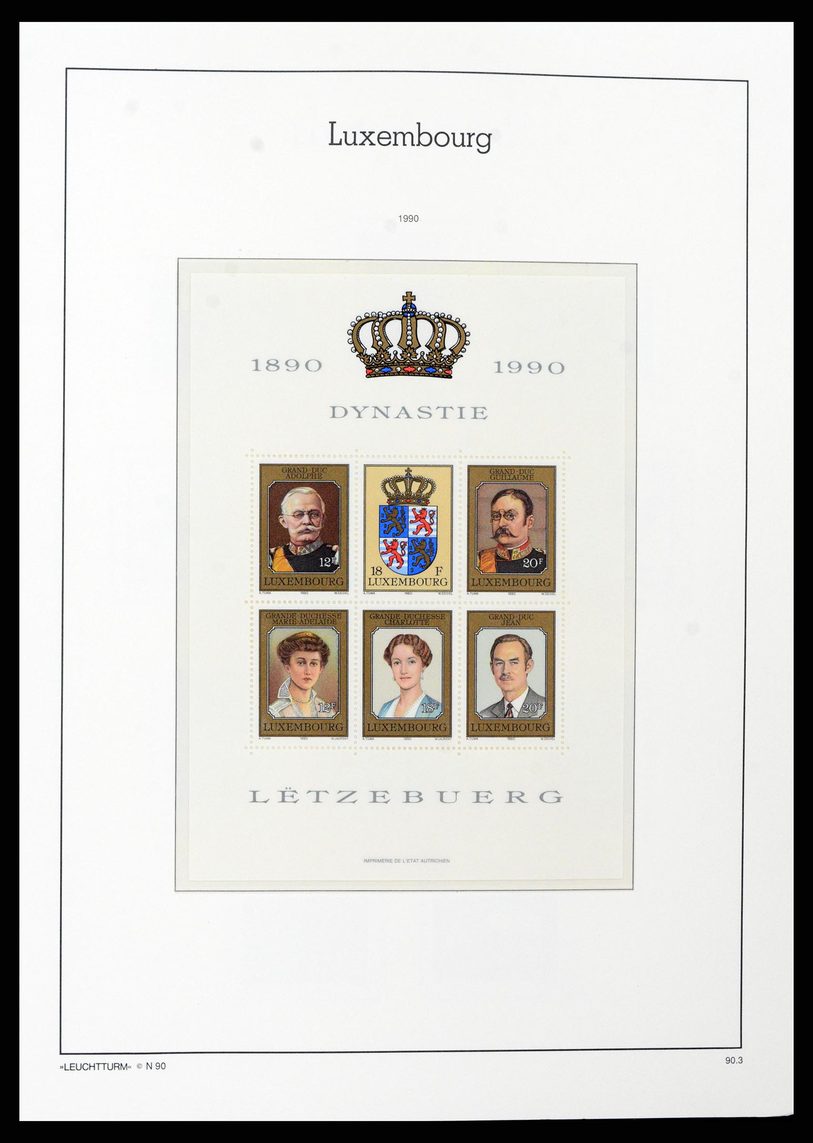 37592 146 - Postzegelverzameling 37592 Luxemburg 1852-1999.