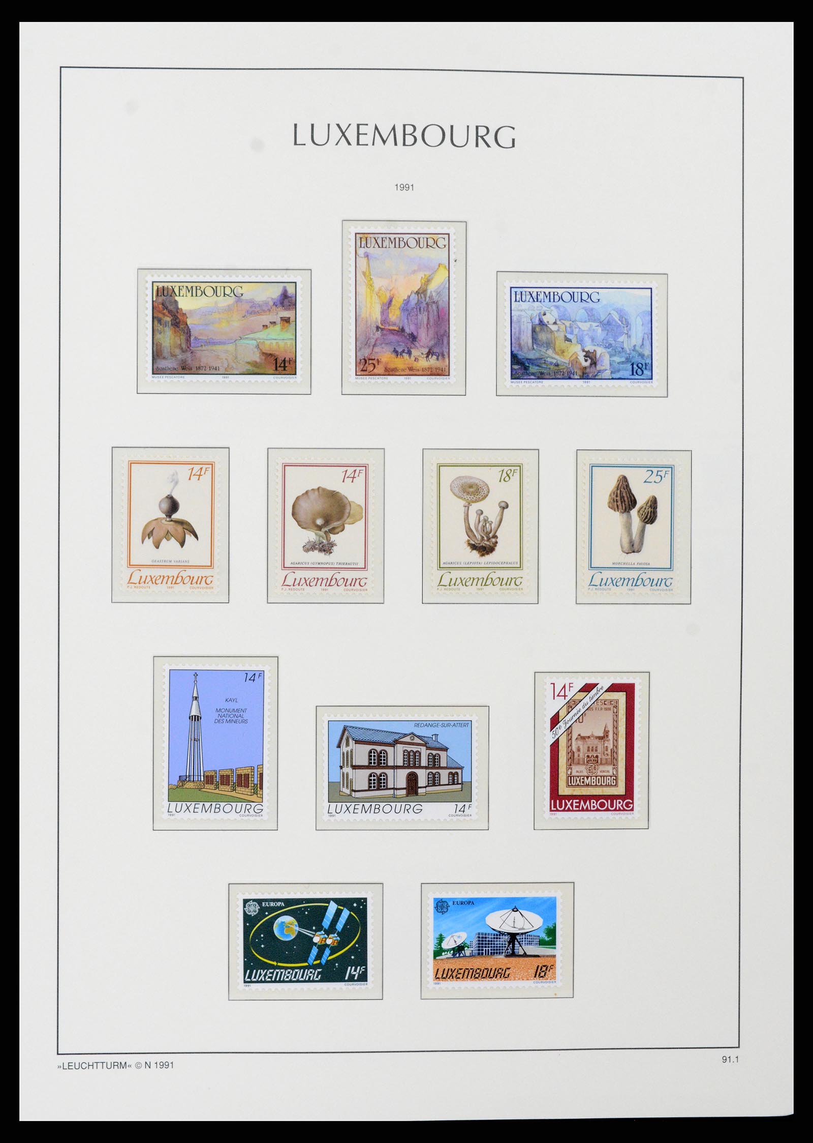 37592 147 - Postzegelverzameling 37592 Luxemburg 1852-1999.