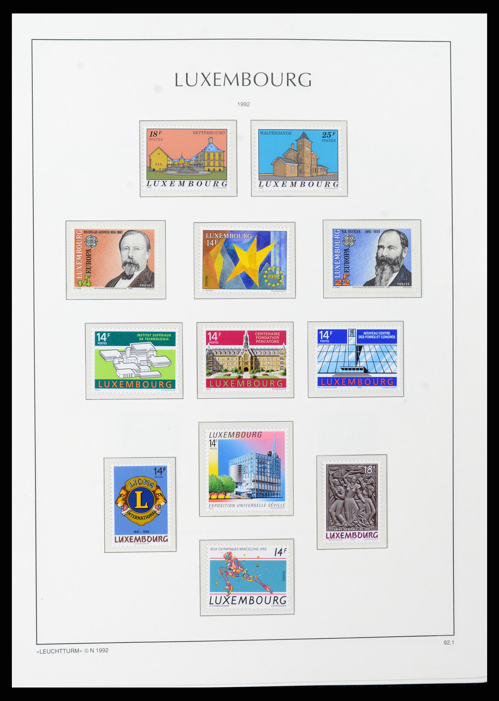 37592 149 - Postzegelverzameling 37592 Luxemburg 1852-1999.