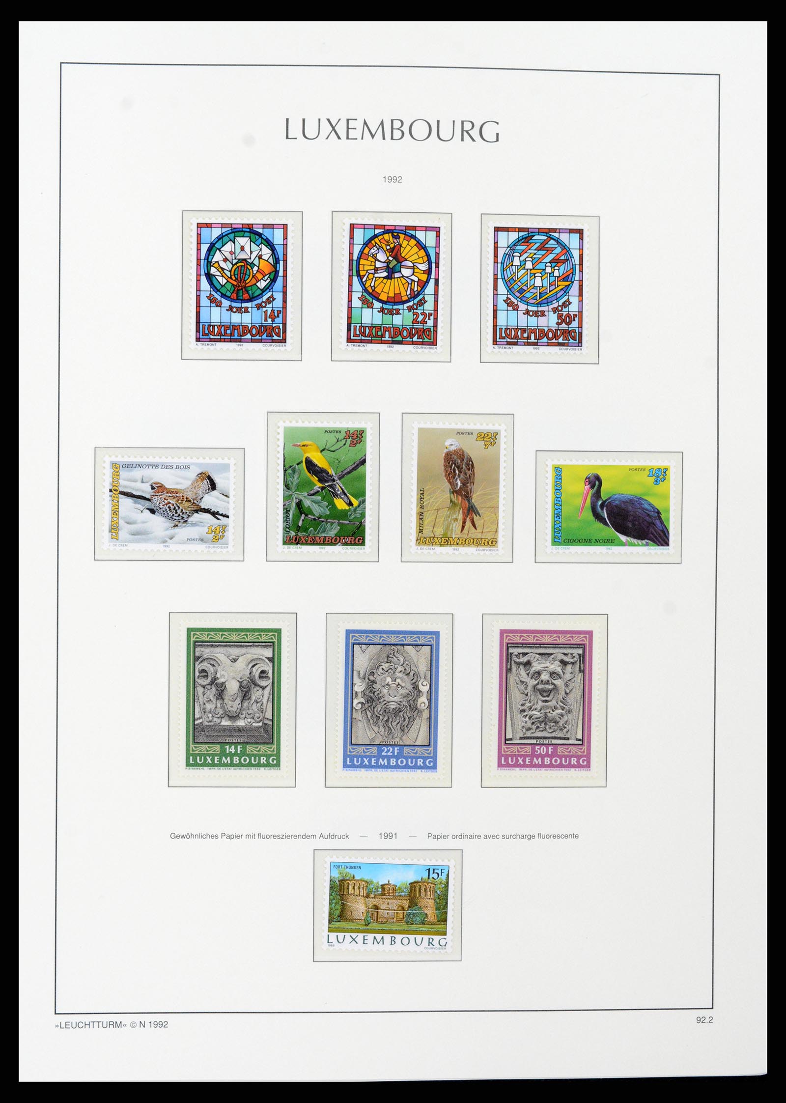 37592 151 - Postzegelverzameling 37592 Luxemburg 1852-1999.