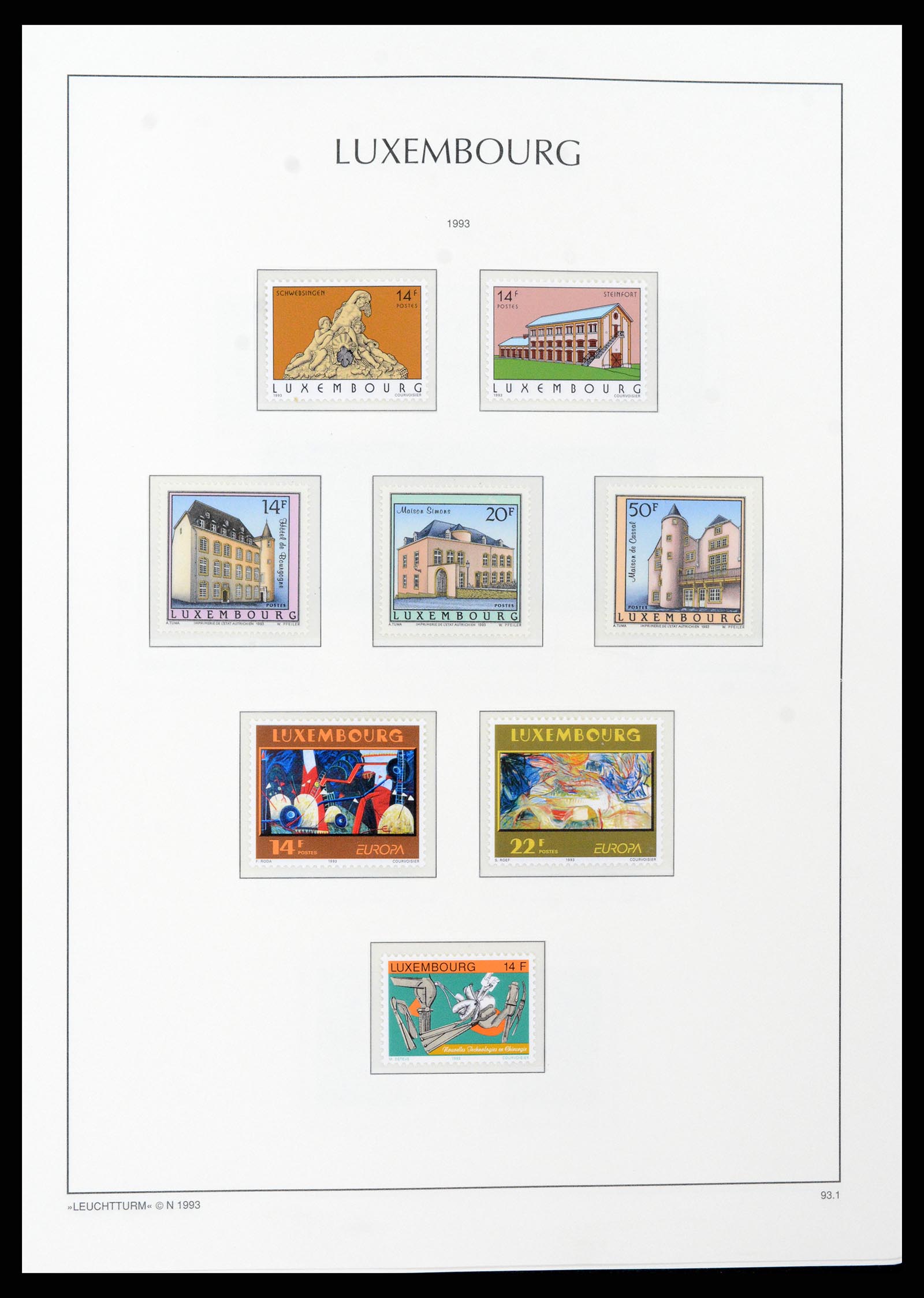 37592 152 - Postzegelverzameling 37592 Luxemburg 1852-1999.