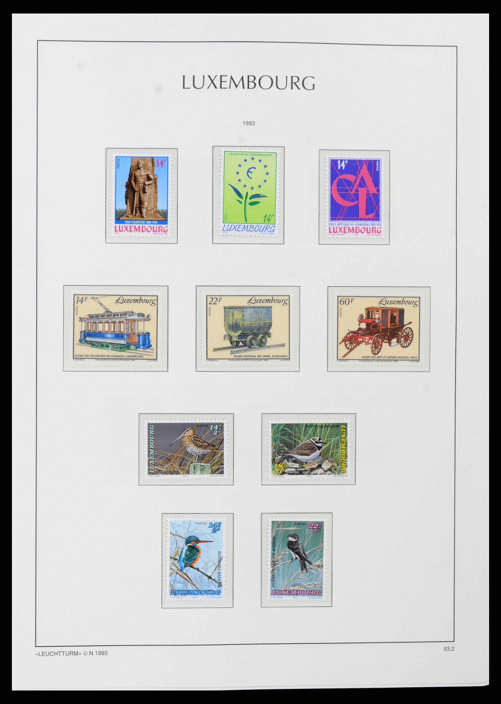37592 154 - Postzegelverzameling 37592 Luxemburg 1852-1999.