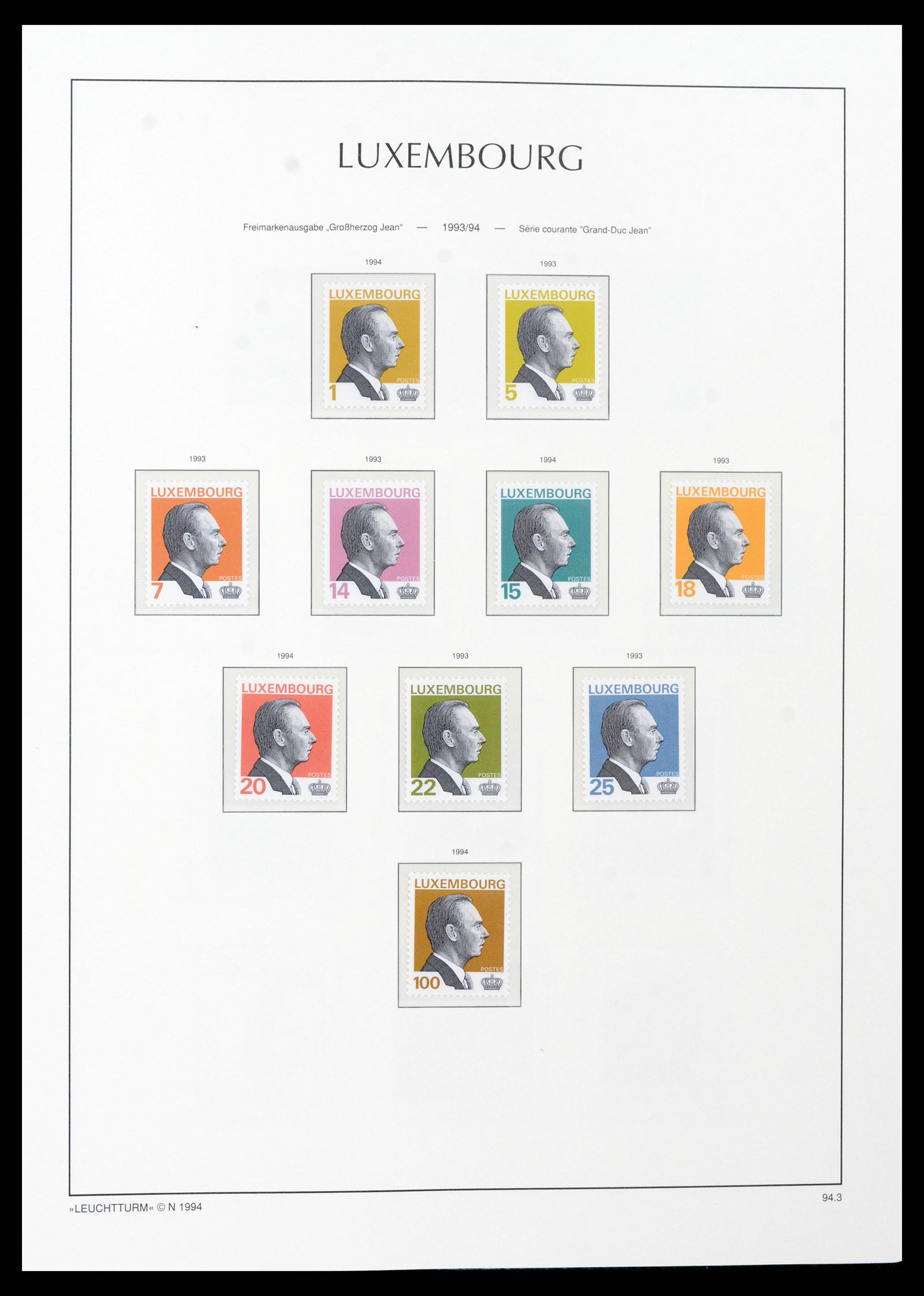 37592 157 - Postzegelverzameling 37592 Luxemburg 1852-1999.