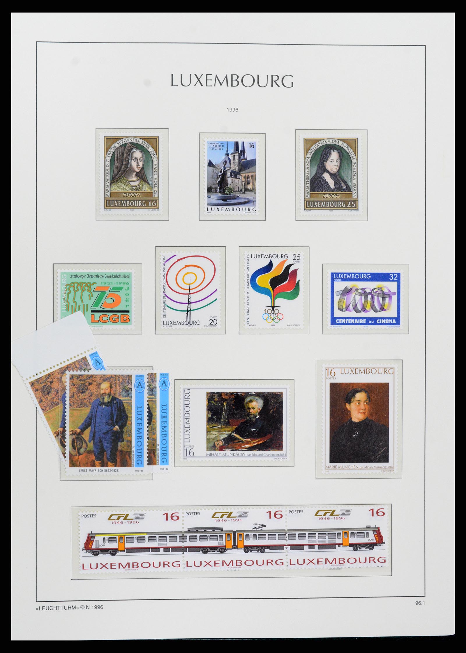 37592 160 - Postzegelverzameling 37592 Luxemburg 1852-1999.