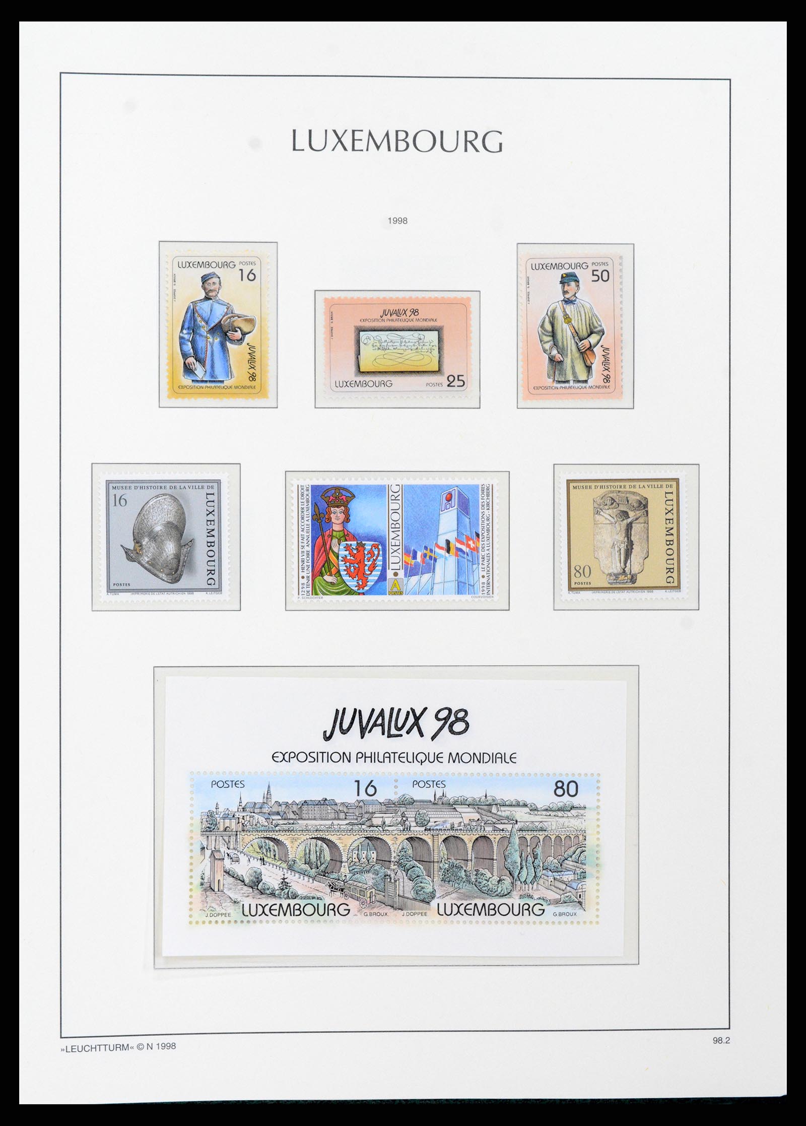 37592 167 - Postzegelverzameling 37592 Luxemburg 1852-1999.