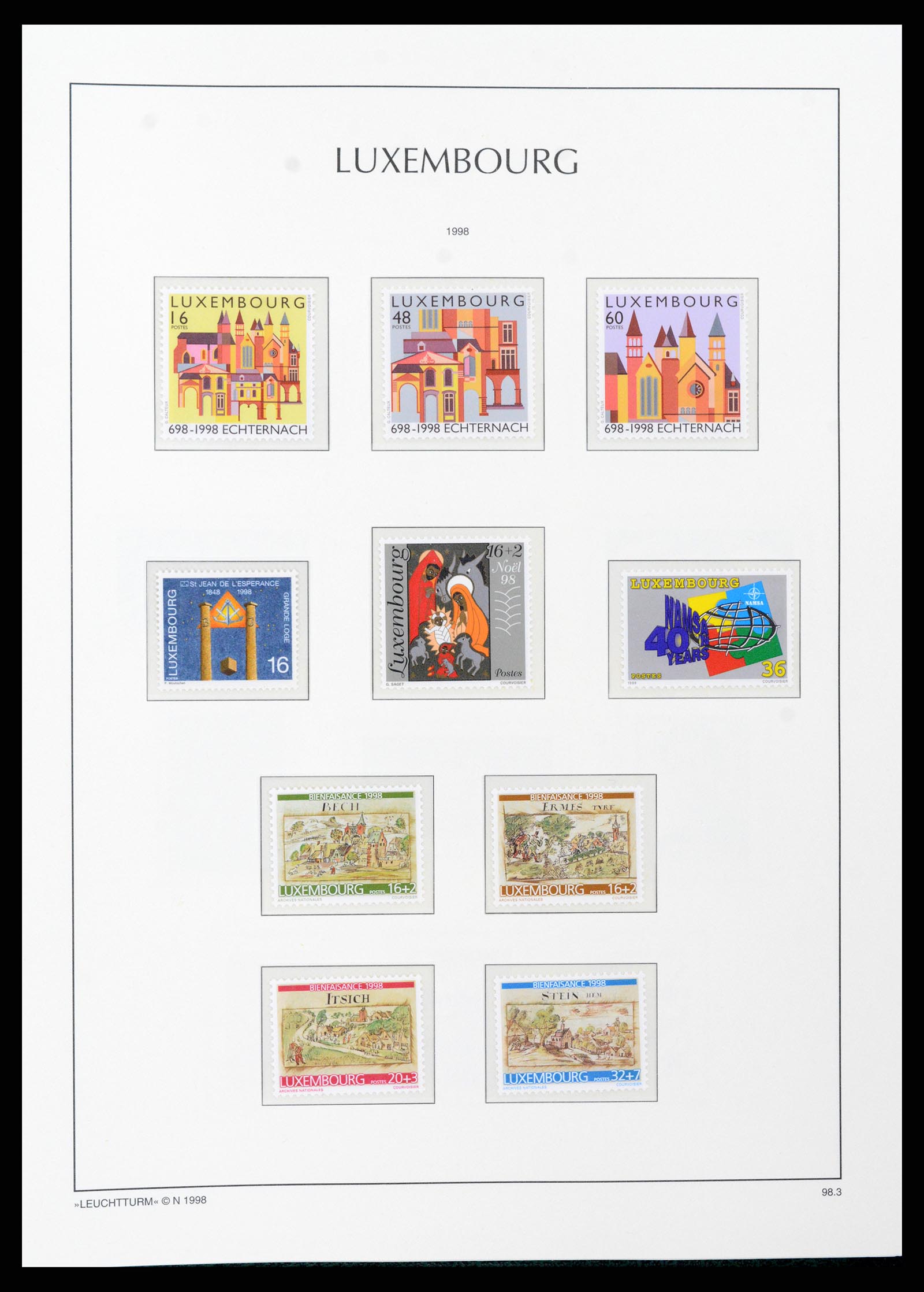 37592 168 - Postzegelverzameling 37592 Luxemburg 1852-1999.