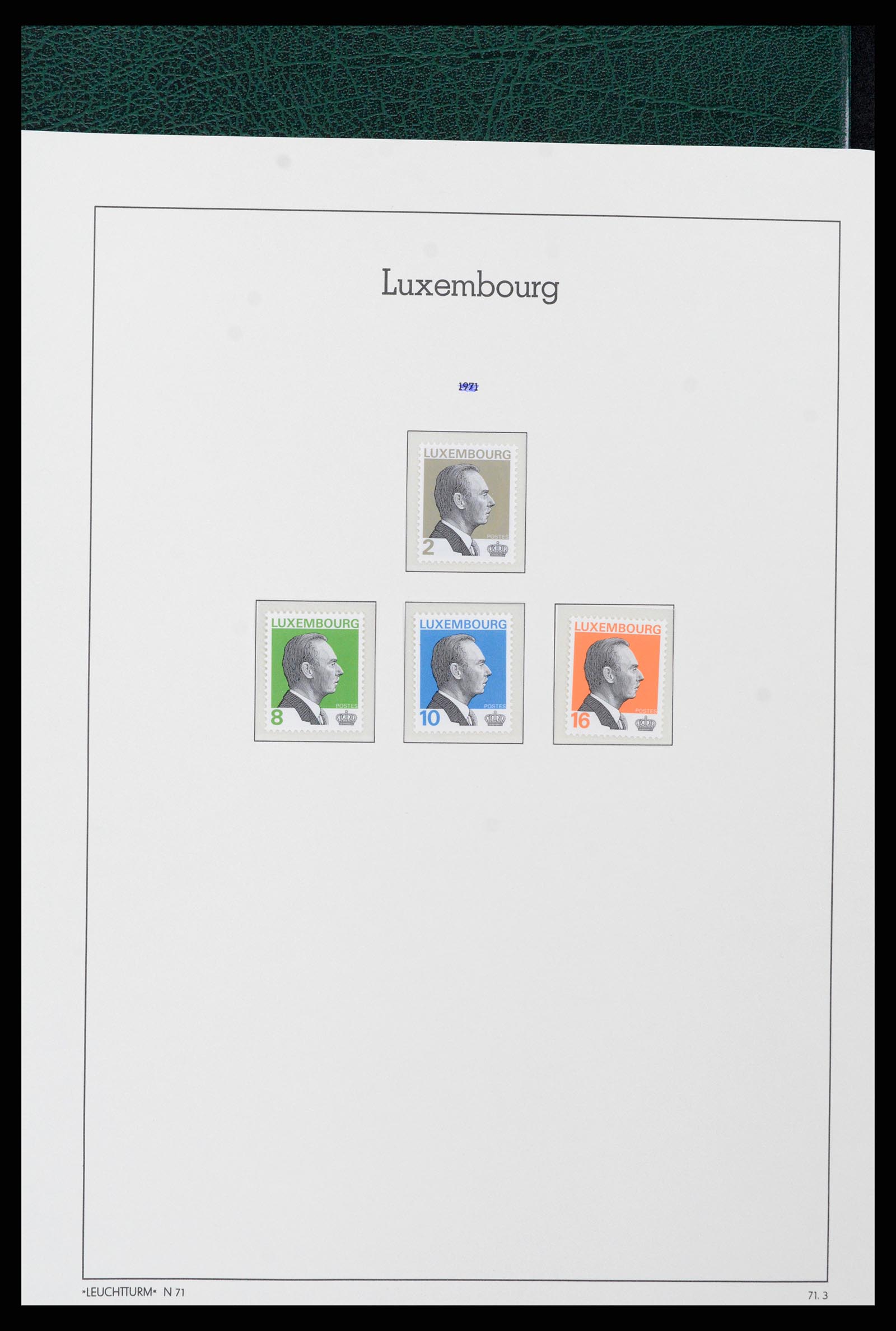 37592 171 - Postzegelverzameling 37592 Luxemburg 1852-1999.