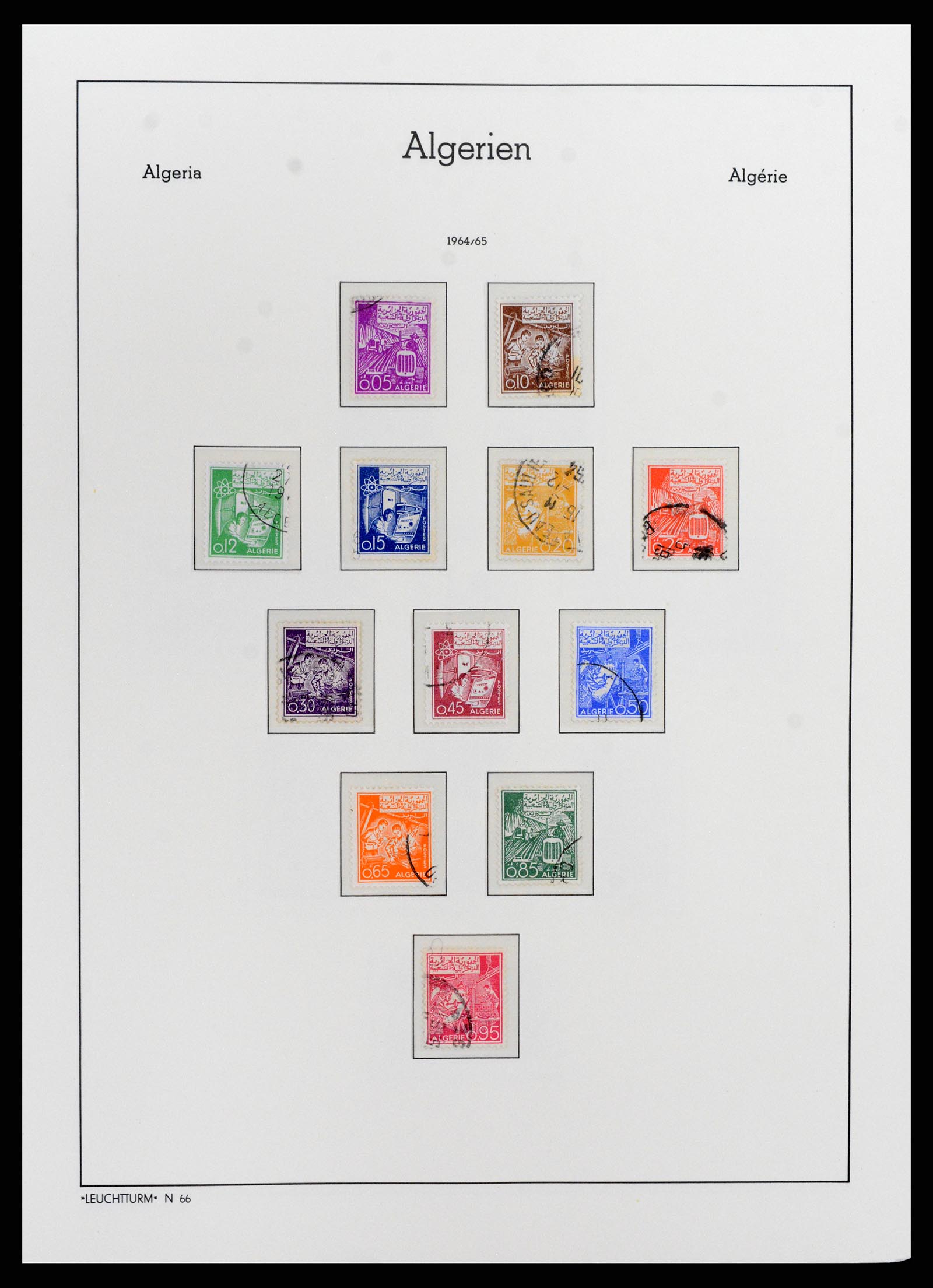 37593 007 - Postzegelverzameling 37593 Algerije 1962-2012.