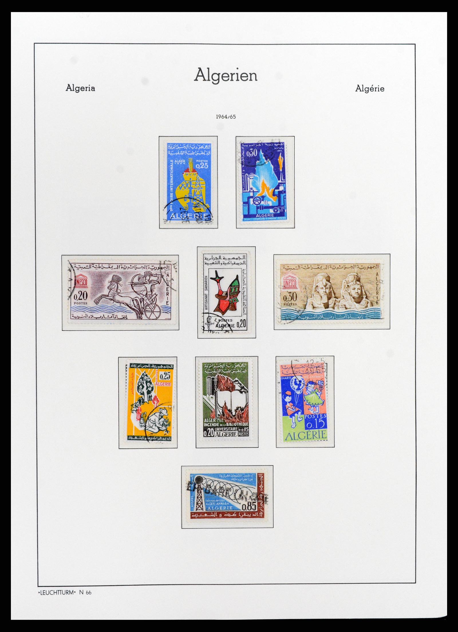 37593 008 - Postzegelverzameling 37593 Algerije 1962-2012.