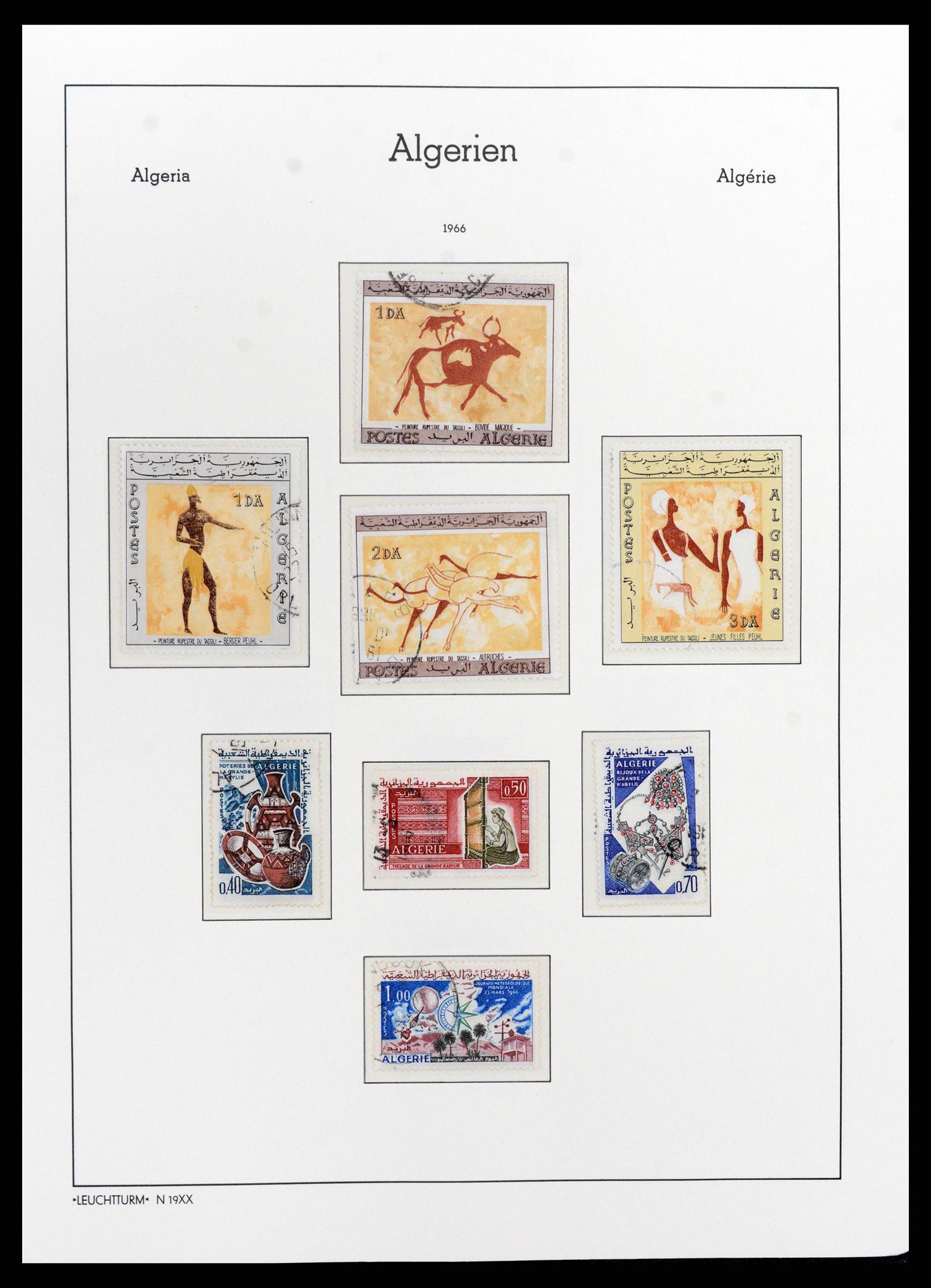 37593 010 - Postzegelverzameling 37593 Algerije 1962-2012.