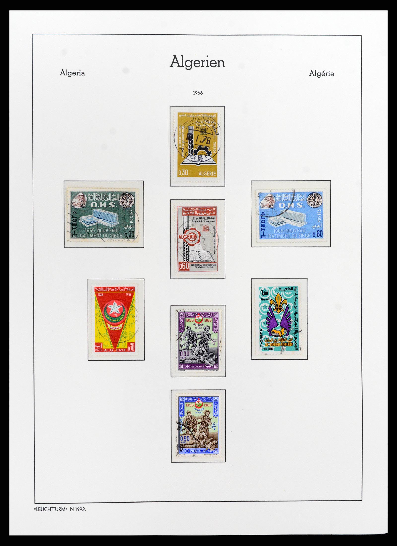 37593 011 - Postzegelverzameling 37593 Algerije 1962-2012.
