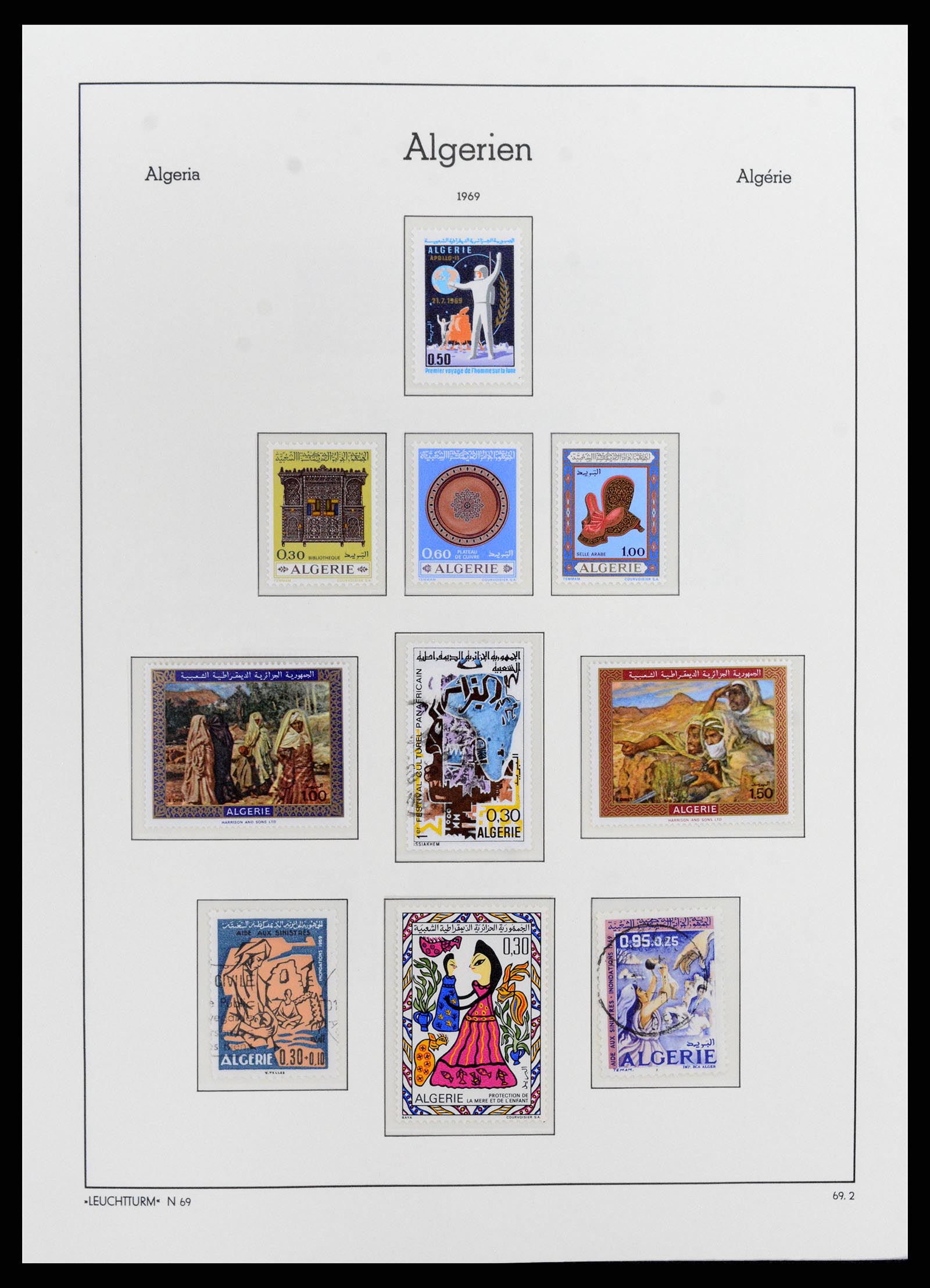 37593 019 - Postzegelverzameling 37593 Algerije 1962-2012.