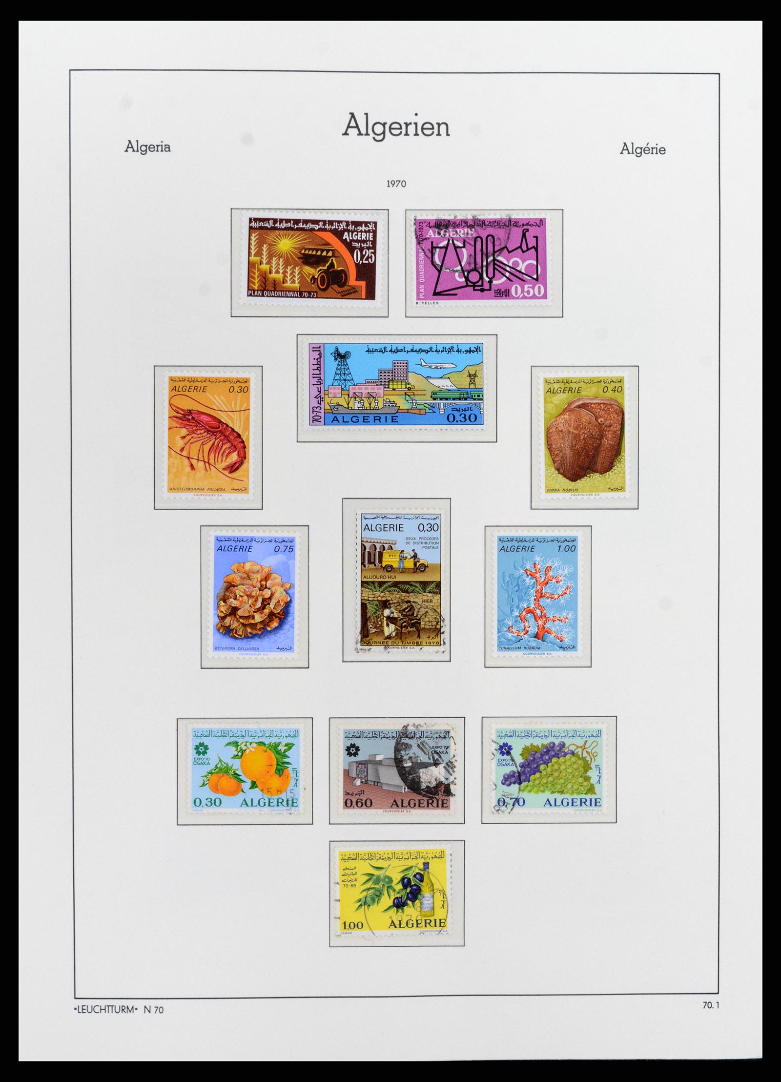 37593 020 - Postzegelverzameling 37593 Algerije 1962-2012.