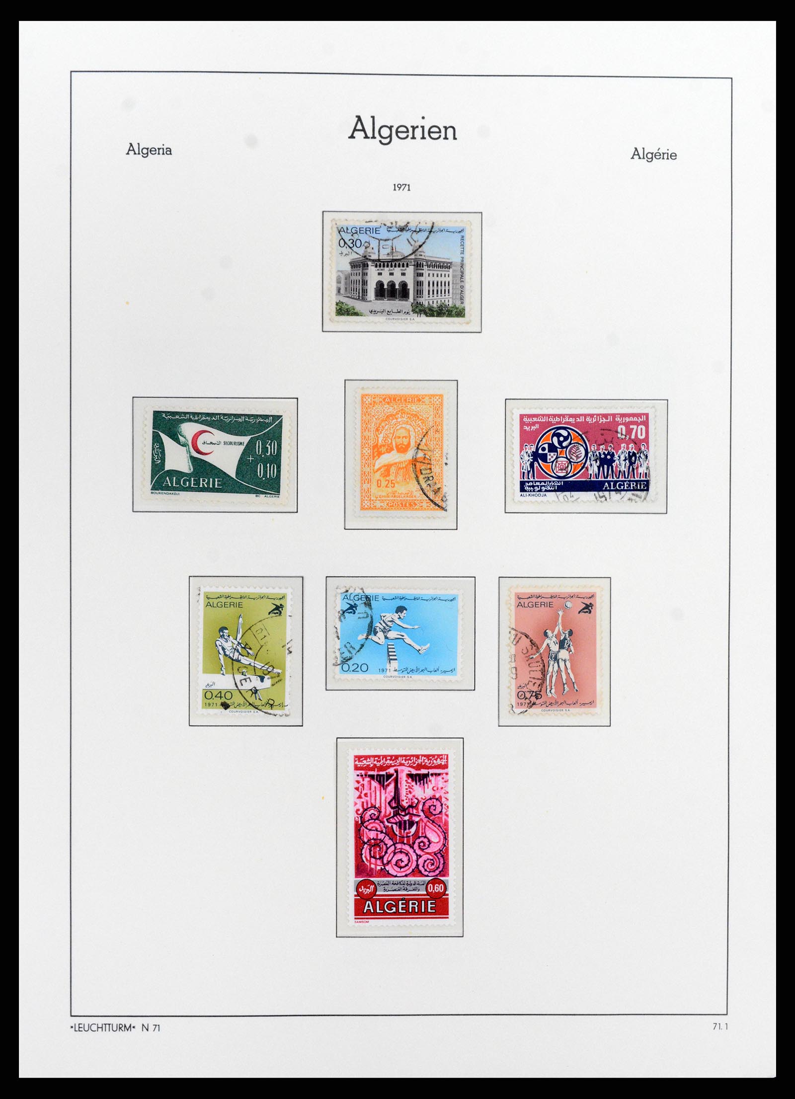 37593 022 - Stamp collection 37593 Algeria 1962-2012.