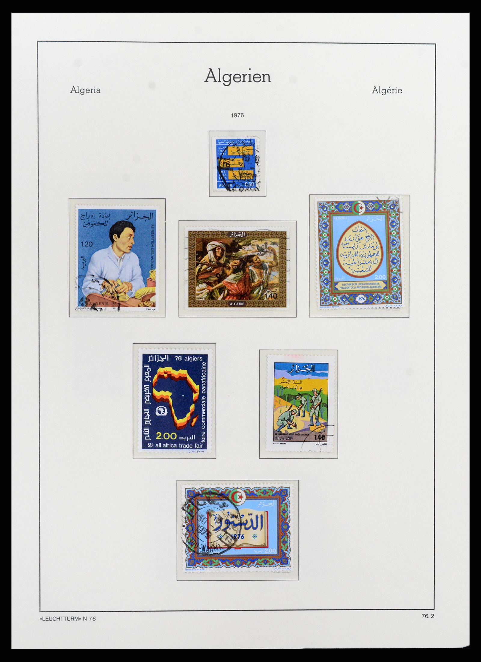 37593 037 - Stamp collection 37593 Algeria 1962-2012.