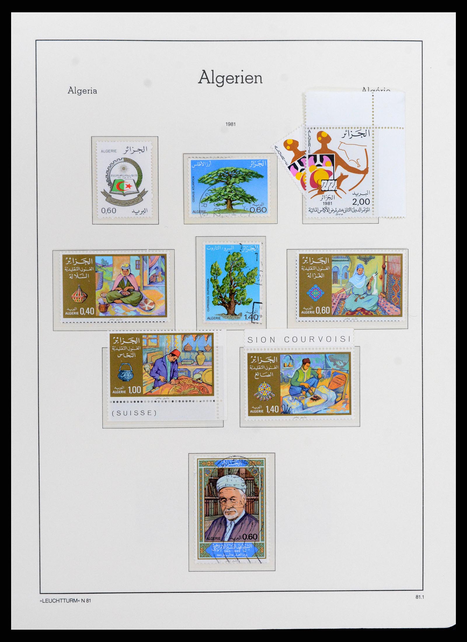 37593 049 - Stamp collection 37593 Algeria 1962-2012.