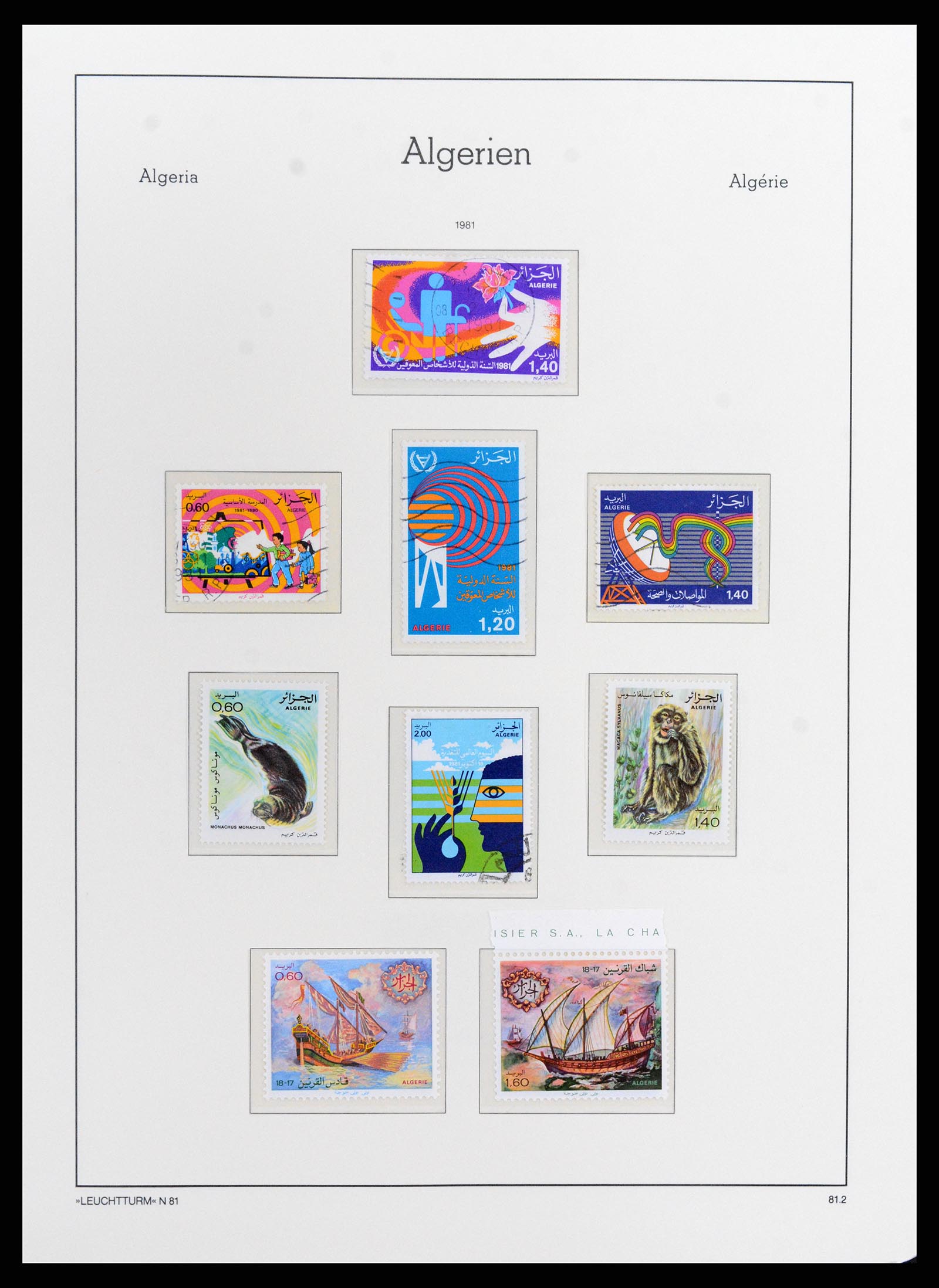 37593 050 - Stamp collection 37593 Algeria 1962-2012.
