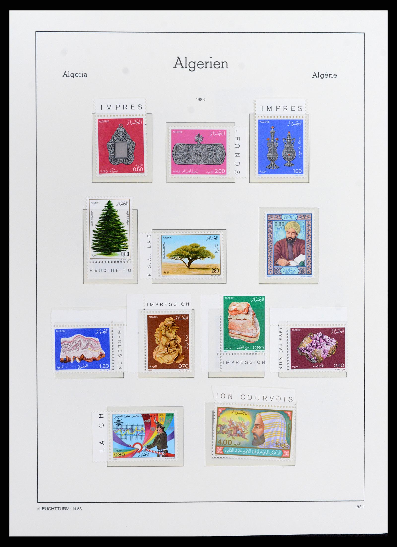 37593 055 - Stamp collection 37593 Algeria 1962-2012.