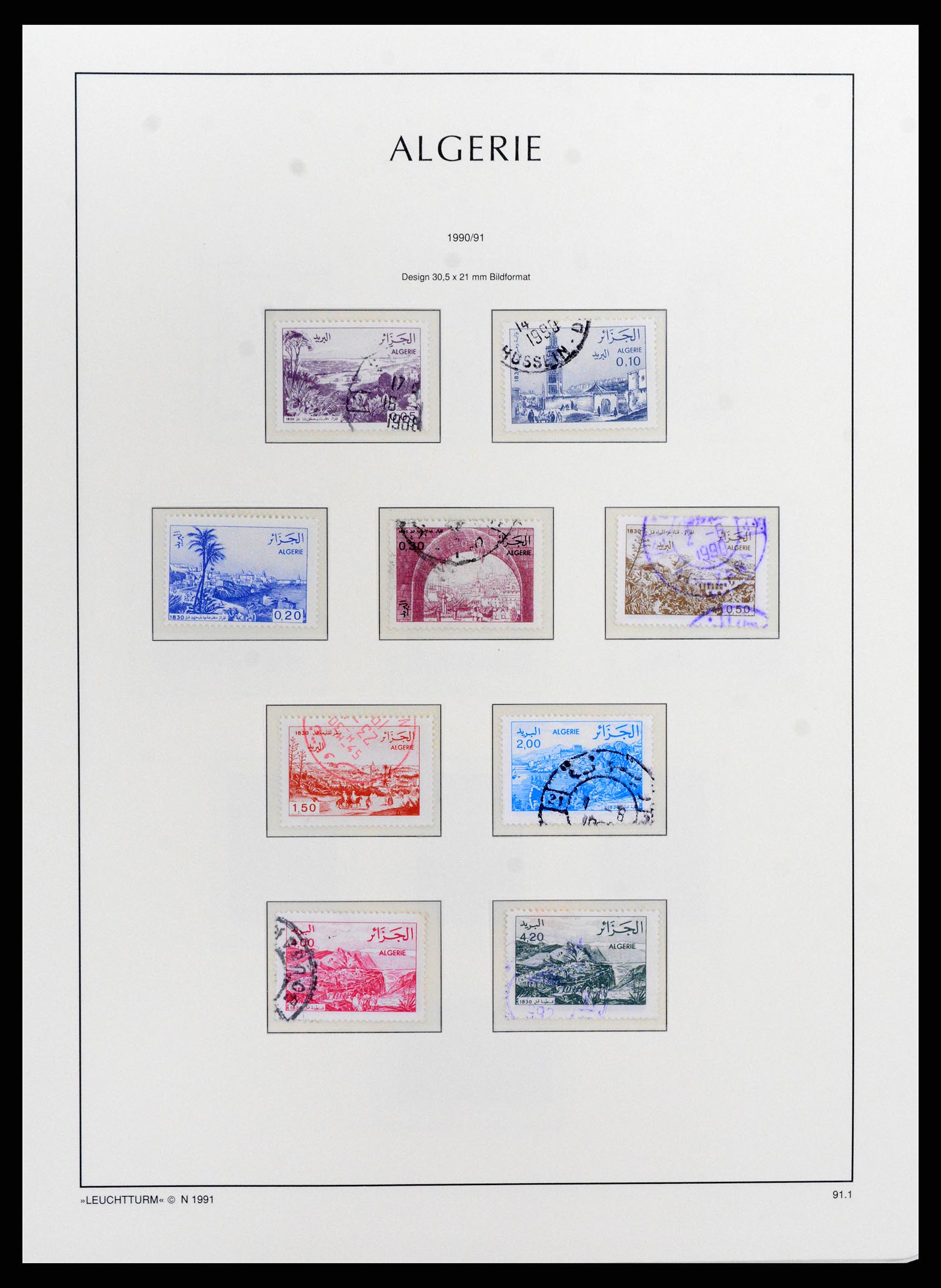 37593 076 - Stamp collection 37593 Algeria 1962-2012.