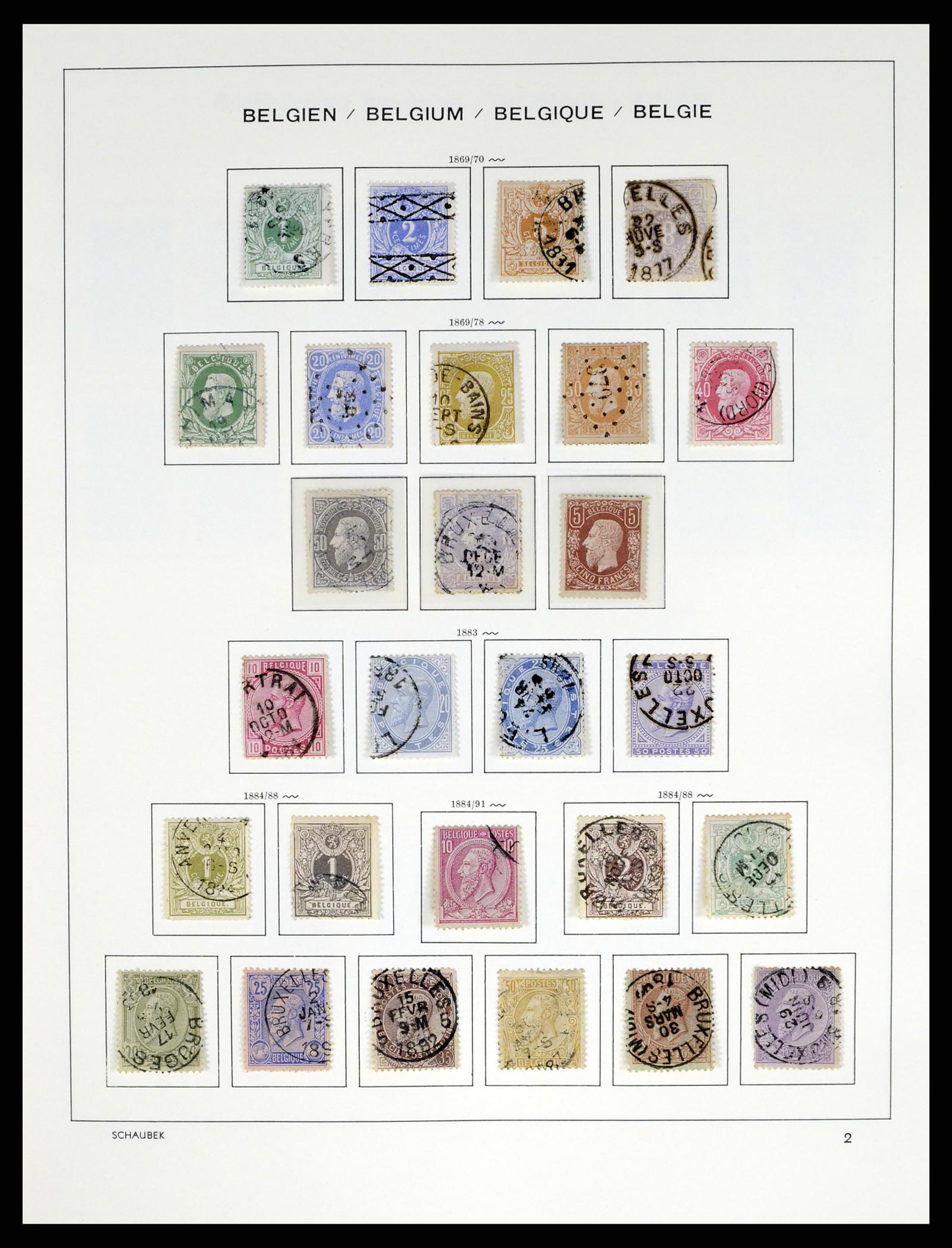 37595 003 - Stamp collection 37595 Super collection Belgium 1849-2015!