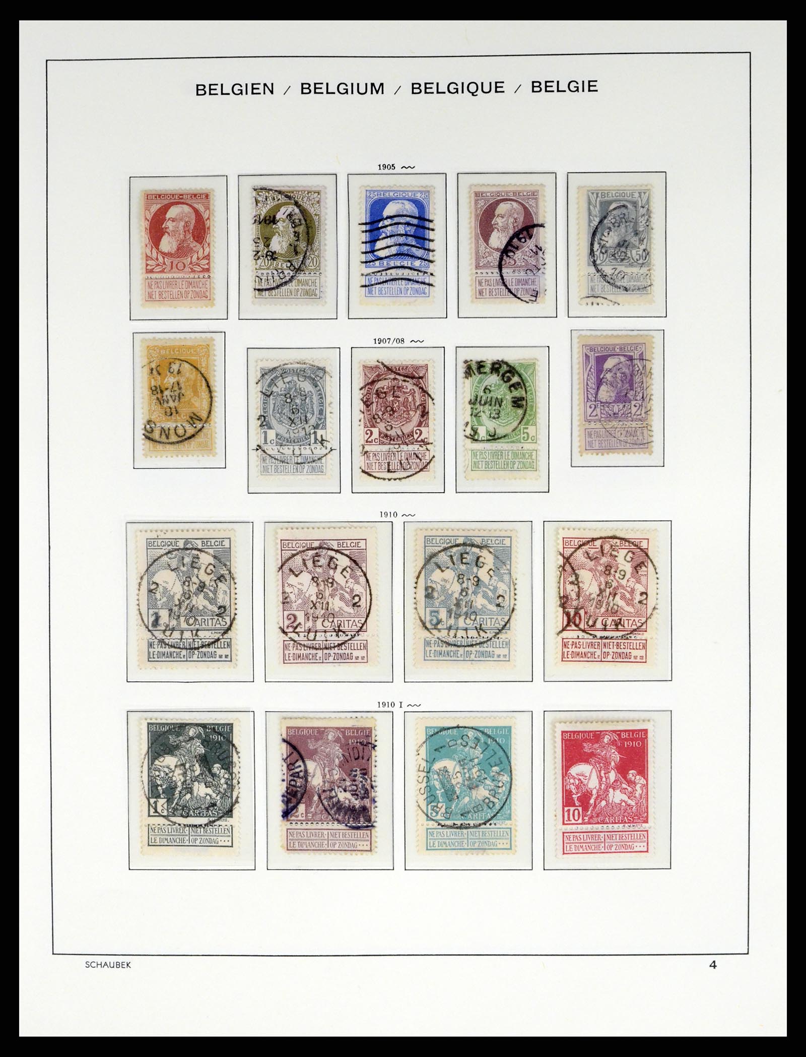 37595 005 - Stamp collection 37595 Super collection Belgium 1849-2015!
