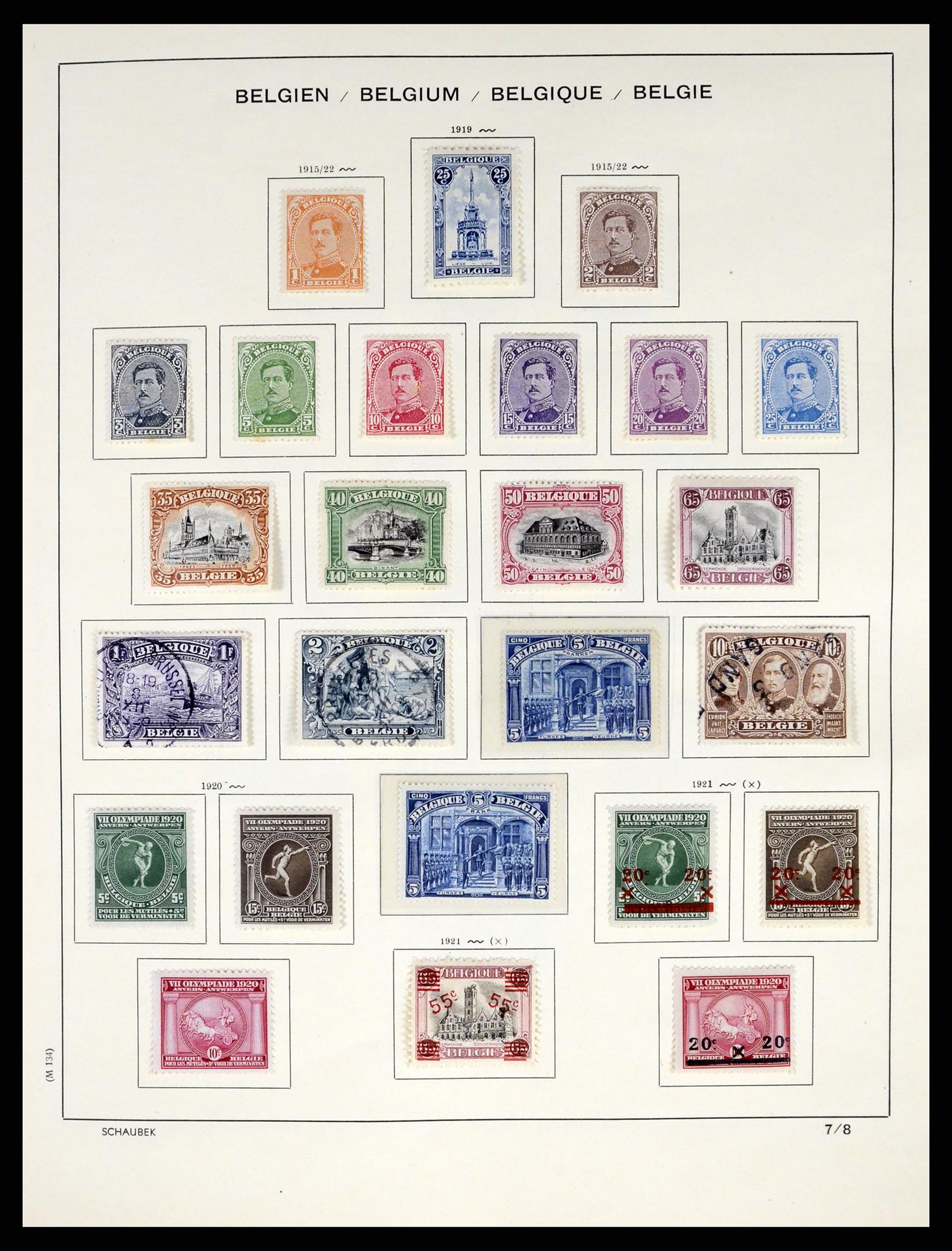 37595 008 - Stamp collection 37595 Super collection Belgium 1849-2015!