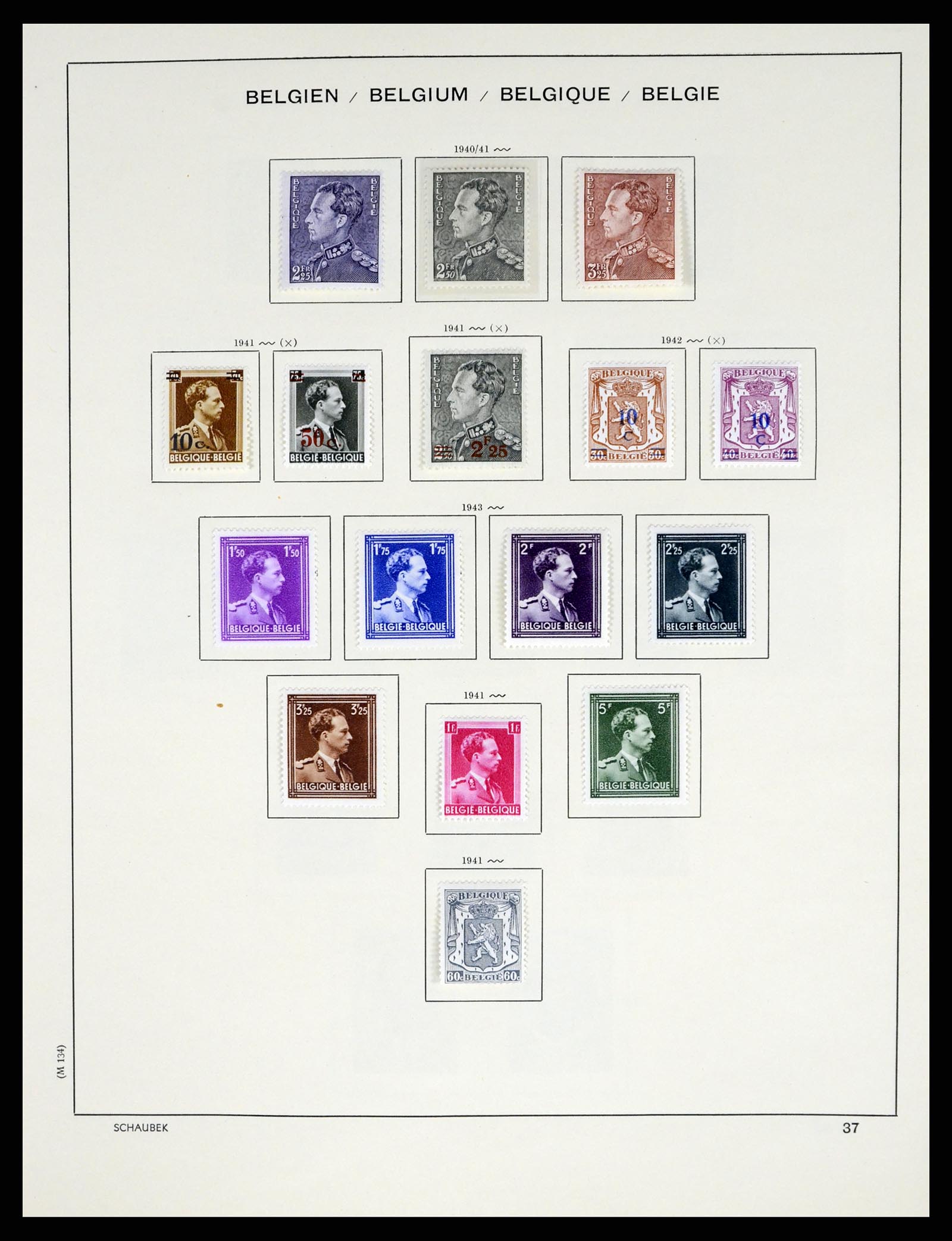 37595 040 - Stamp collection 37595 Super collection Belgium 1849-2015!