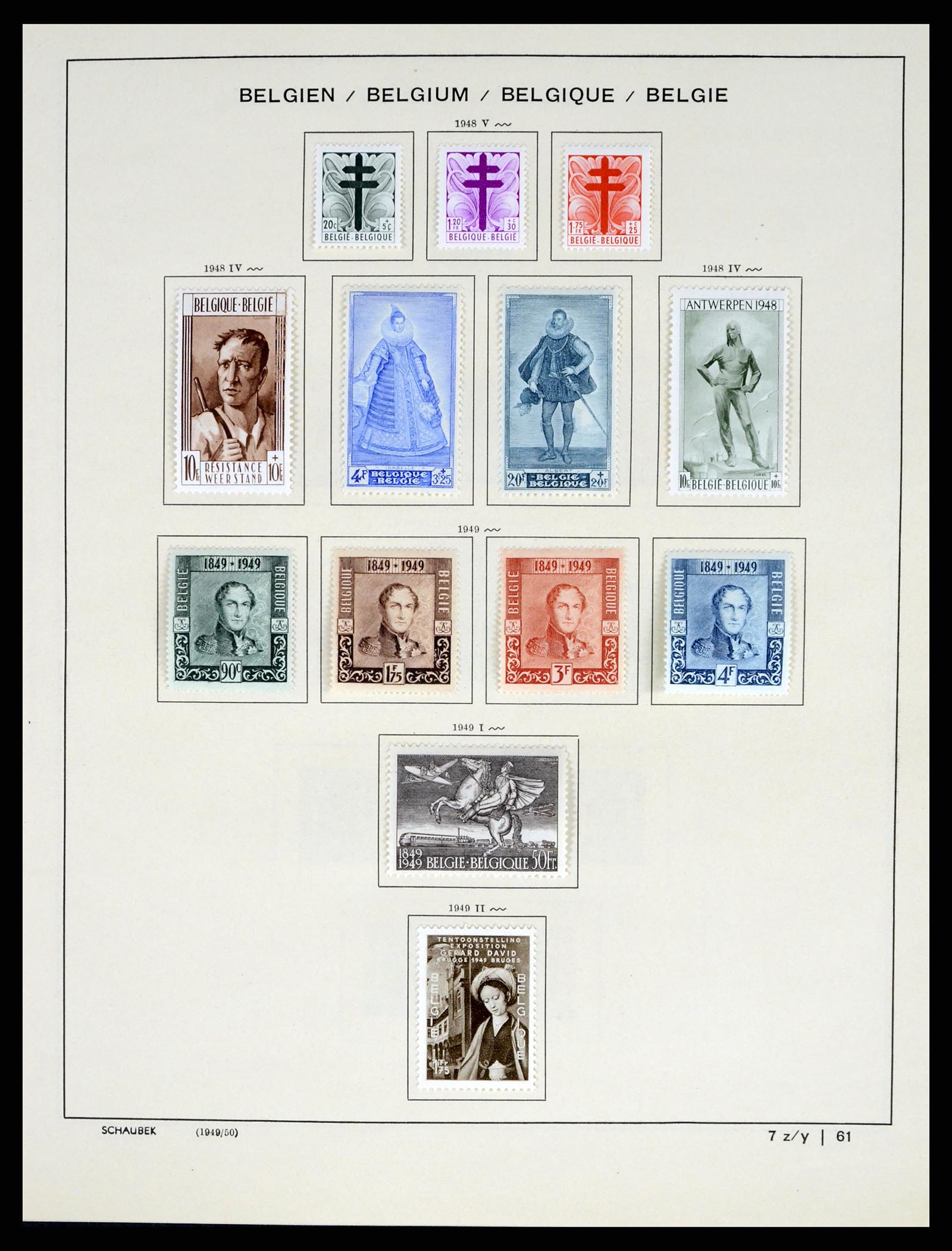 37595 070 - Stamp collection 37595 Super collection Belgium 1849-2015!