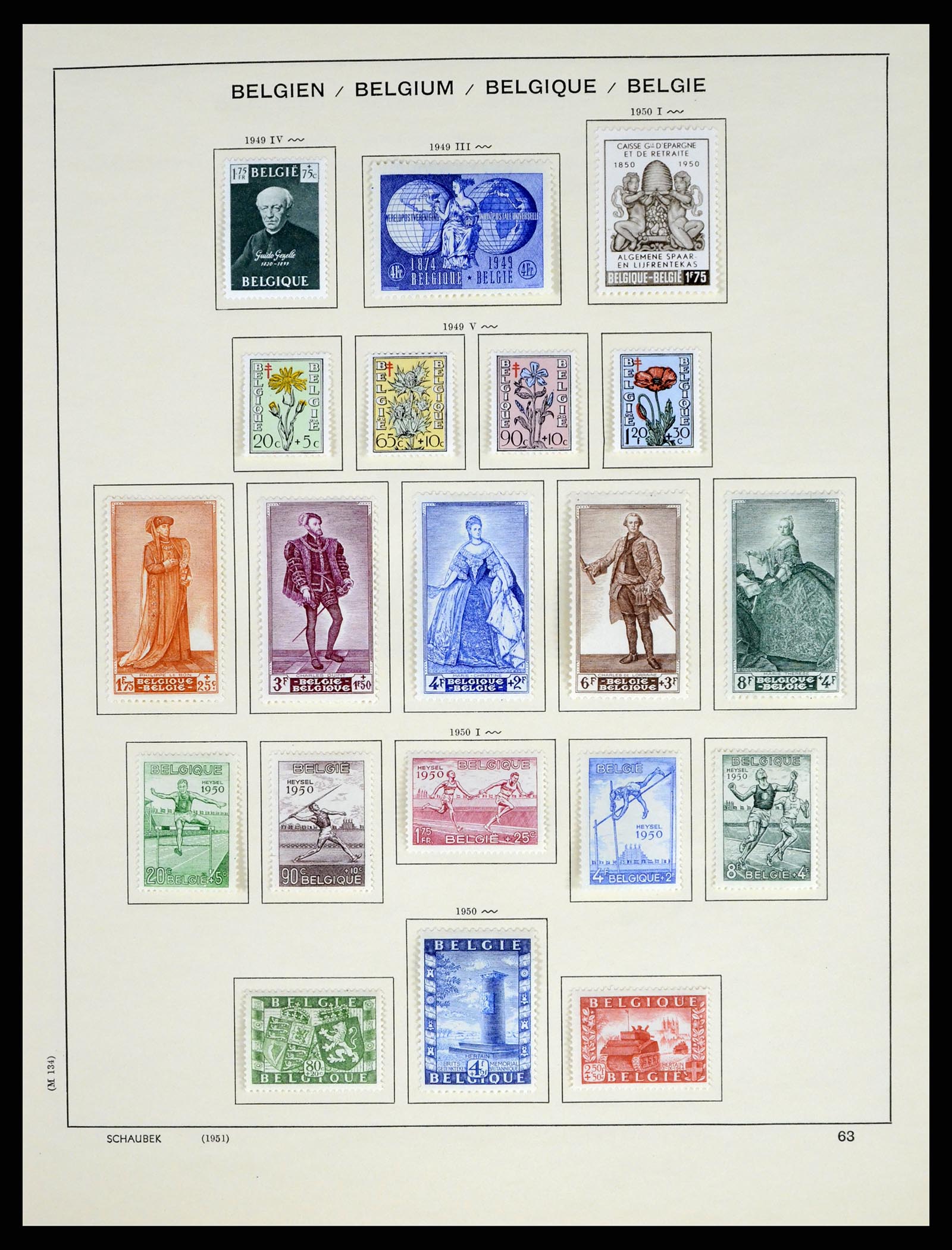 37595 073 - Stamp collection 37595 Super collection Belgium 1849-2015!