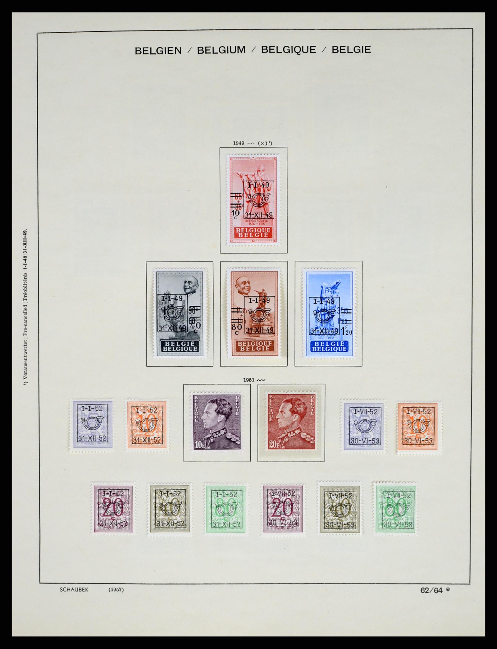 37595 076 - Stamp collection 37595 Super collection Belgium 1849-2015!