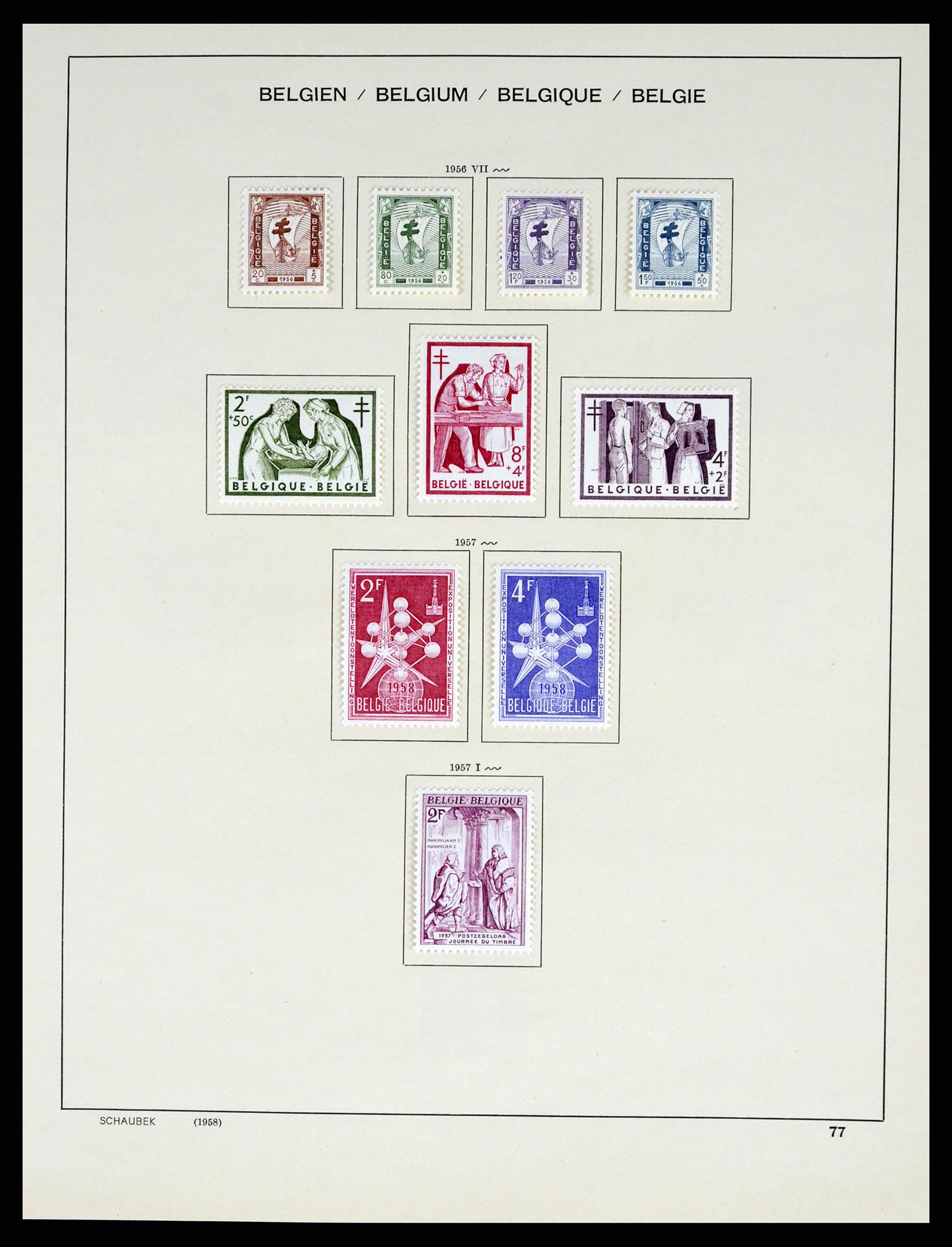 37595 090 - Stamp collection 37595 Super collection Belgium 1849-2015!