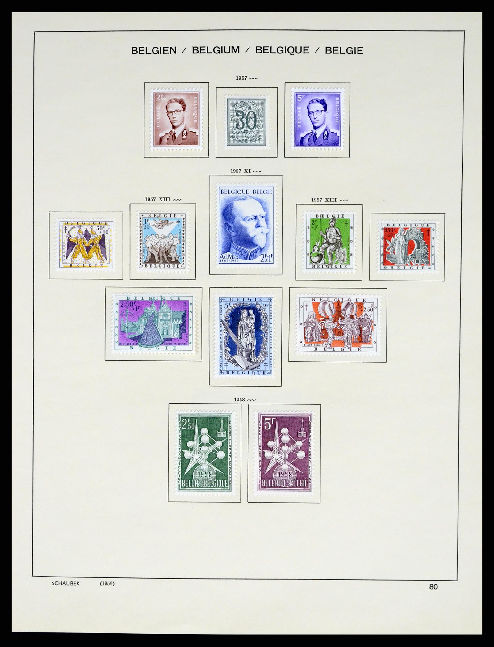 37595 094 - Stamp collection 37595 Super collection Belgium 1849-2015!