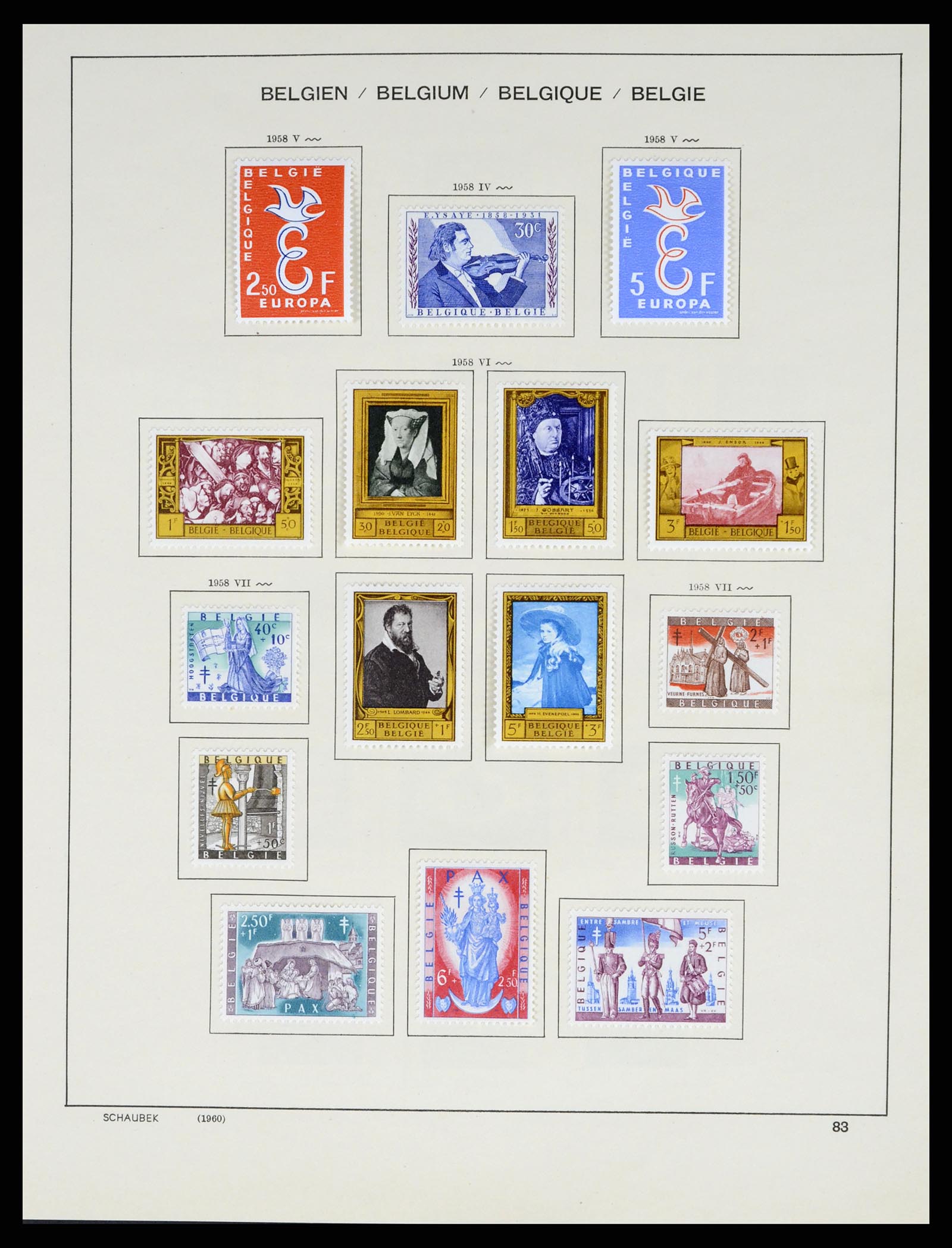 37595 097 - Stamp collection 37595 Super collection Belgium 1849-2015!