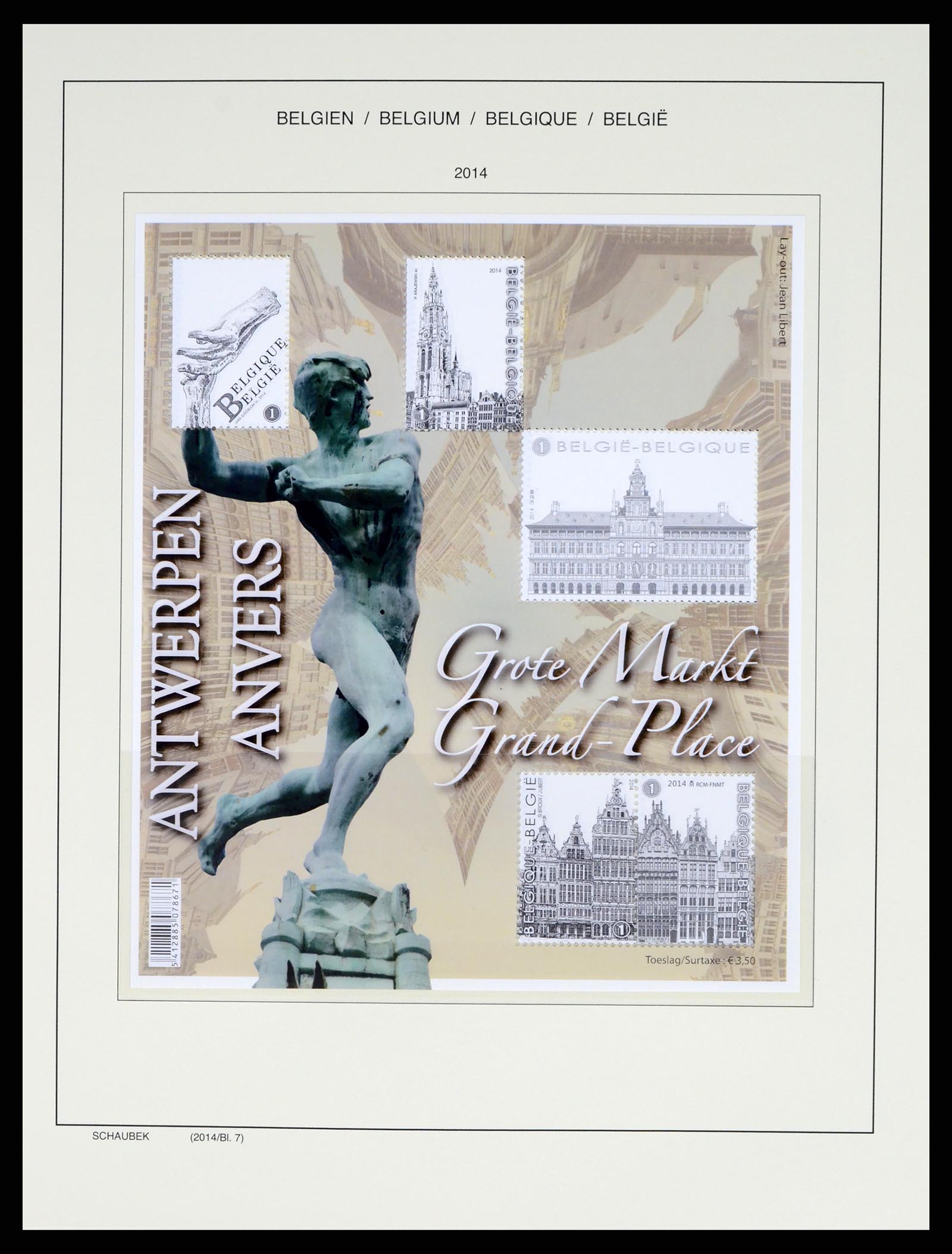 37595 604 - Postzegelverzameling 37595 SUPER verzameling België 1849-2015!