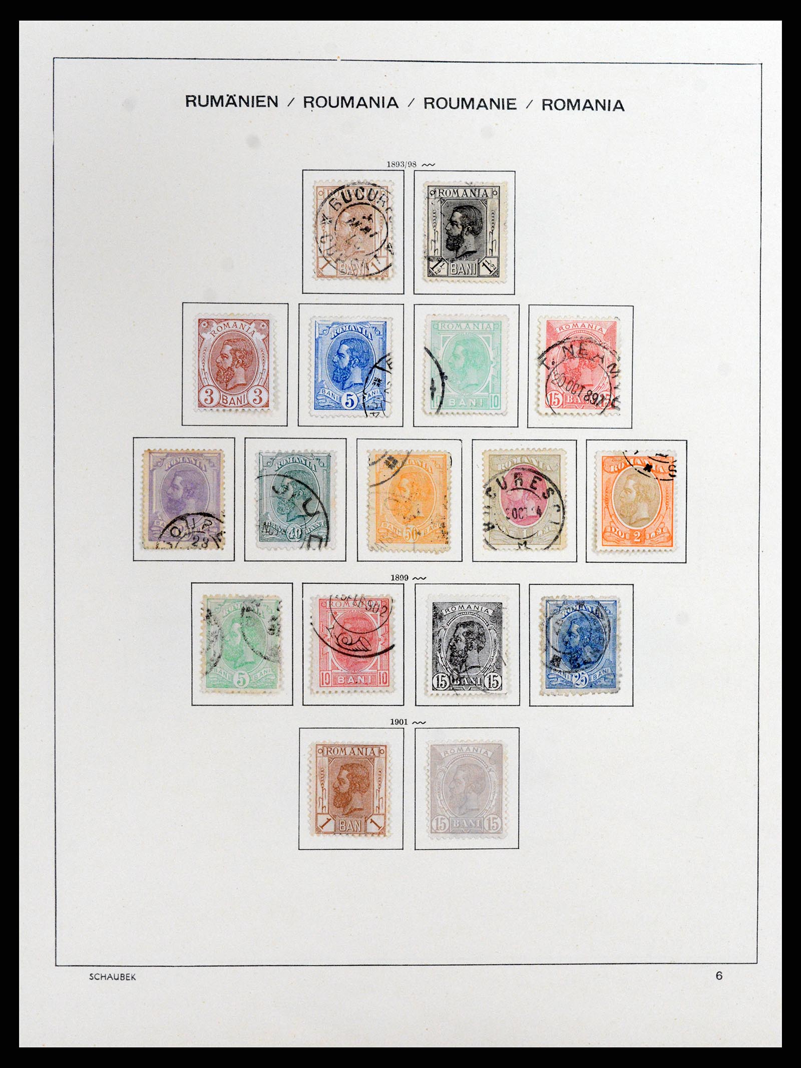 37596 007 - Postzegelverzameling 37596 Roemenië 1862-2010.