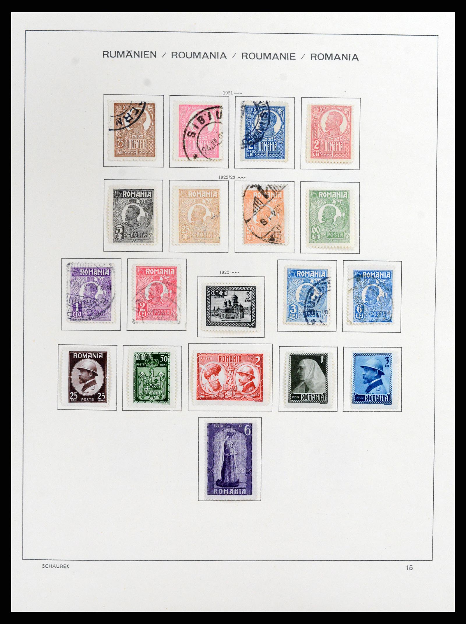 37596 017 - Postzegelverzameling 37596 Roemenië 1862-2010.