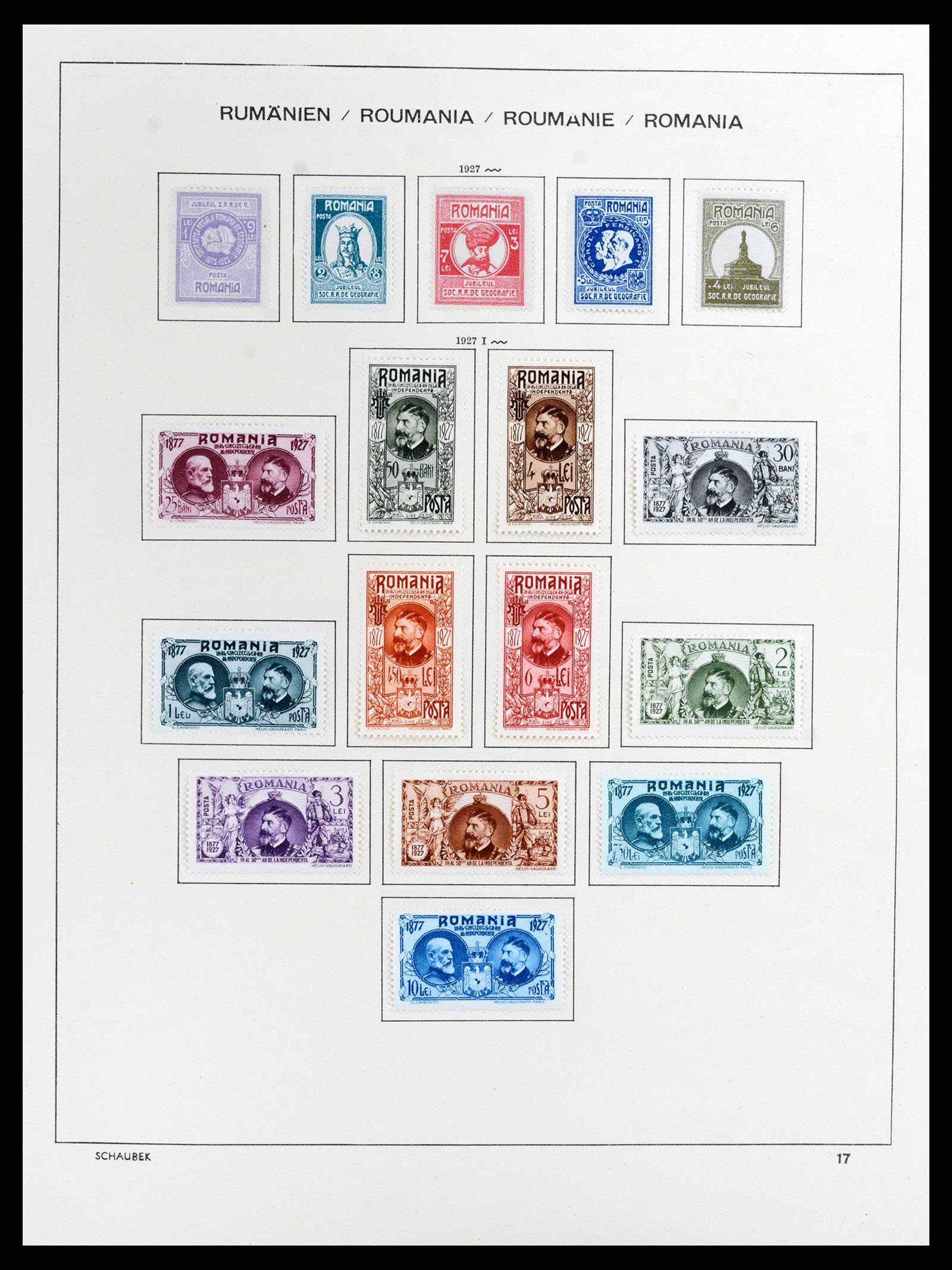 37596 019 - Postzegelverzameling 37596 Roemenië 1862-2010.