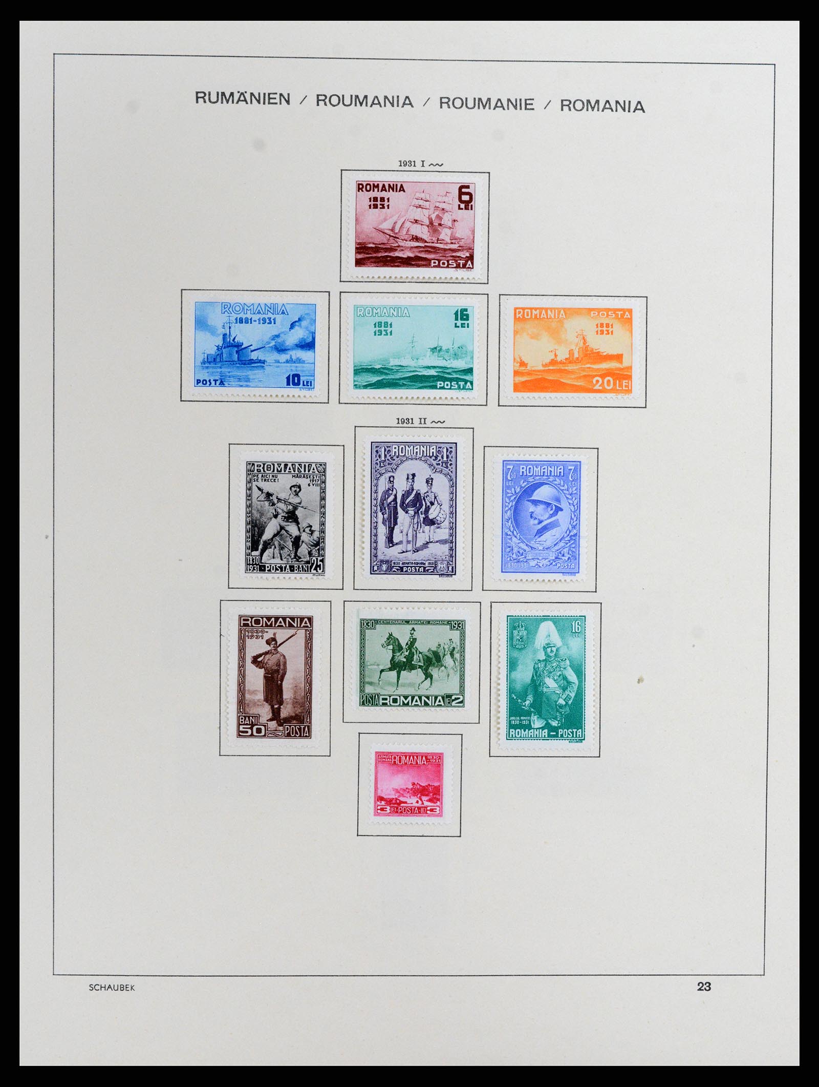 37596 026 - Postzegelverzameling 37596 Roemenië 1862-2010.