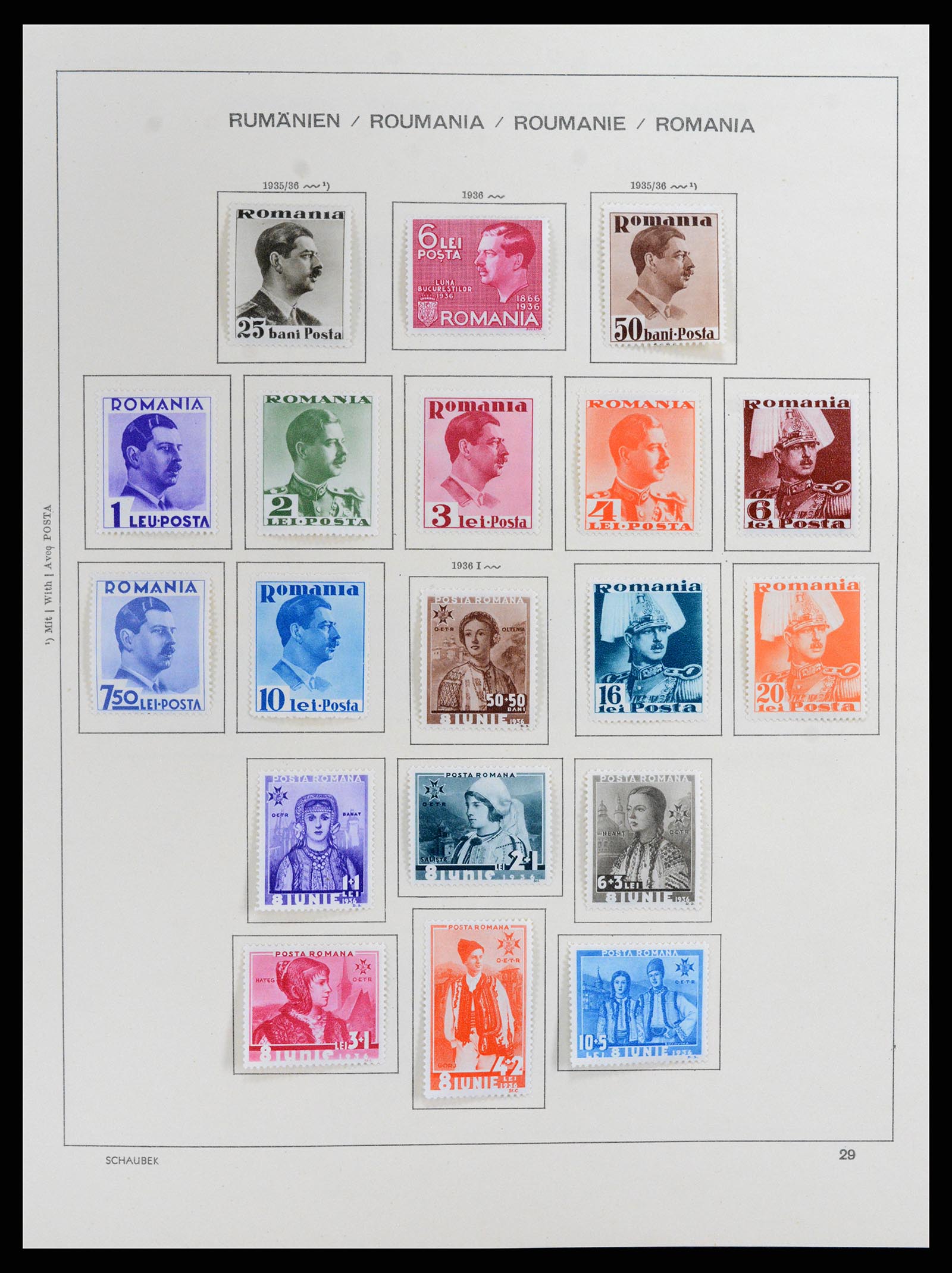 37596 034 - Postzegelverzameling 37596 Roemenië 1862-2010.