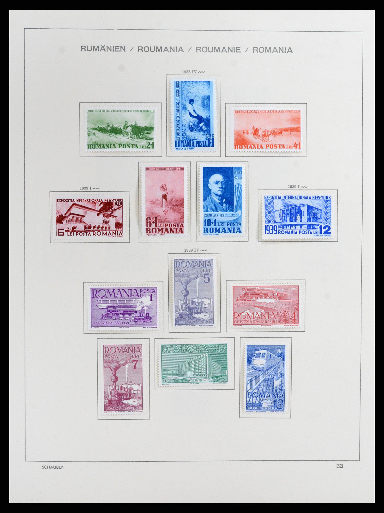 37596 039 - Postzegelverzameling 37596 Roemenië 1862-2010.