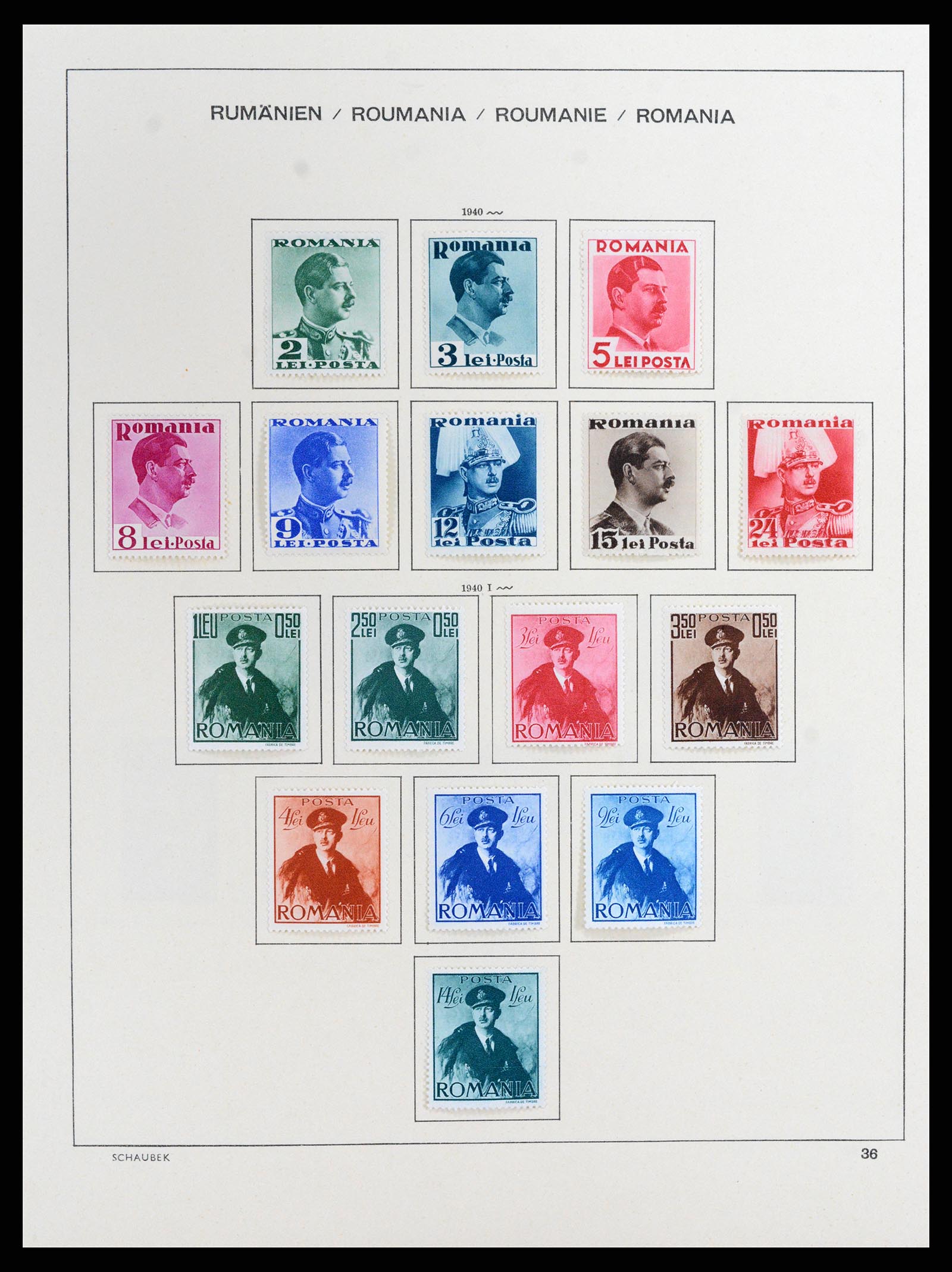 37596 048 - Postzegelverzameling 37596 Roemenië 1862-2010.