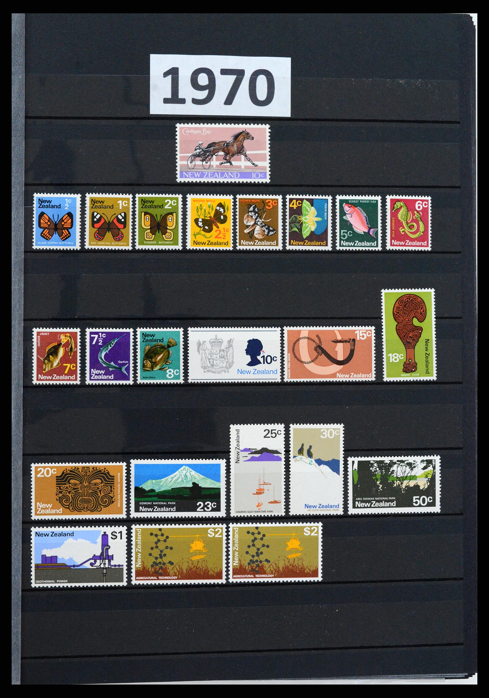 37597 001 - Postzegelverzameling 37597 Nieuw Zeeland 1970-2012.
