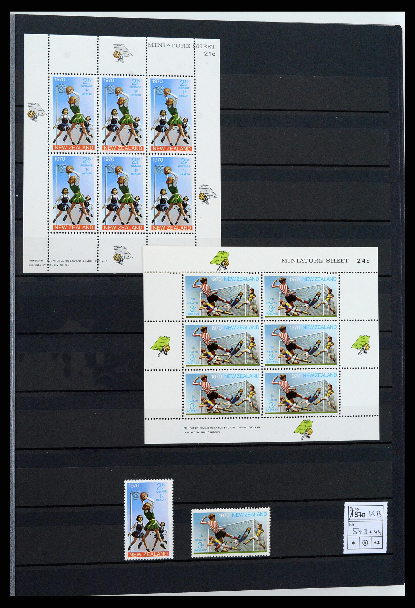 37597 003 - Postzegelverzameling 37597 Nieuw Zeeland 1970-2012.