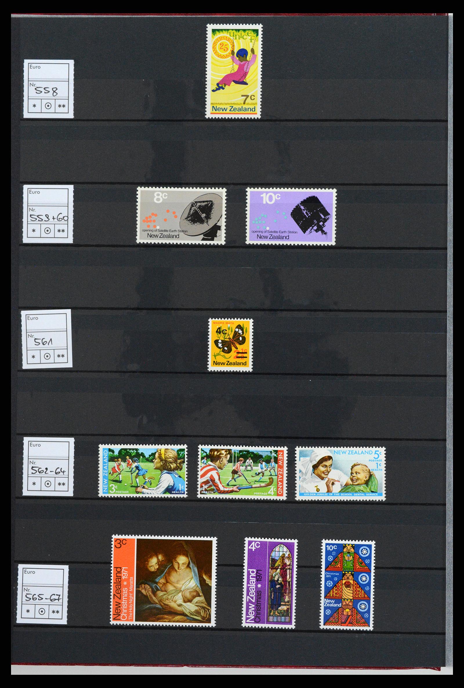 37597 006 - Postzegelverzameling 37597 Nieuw Zeeland 1970-2012.