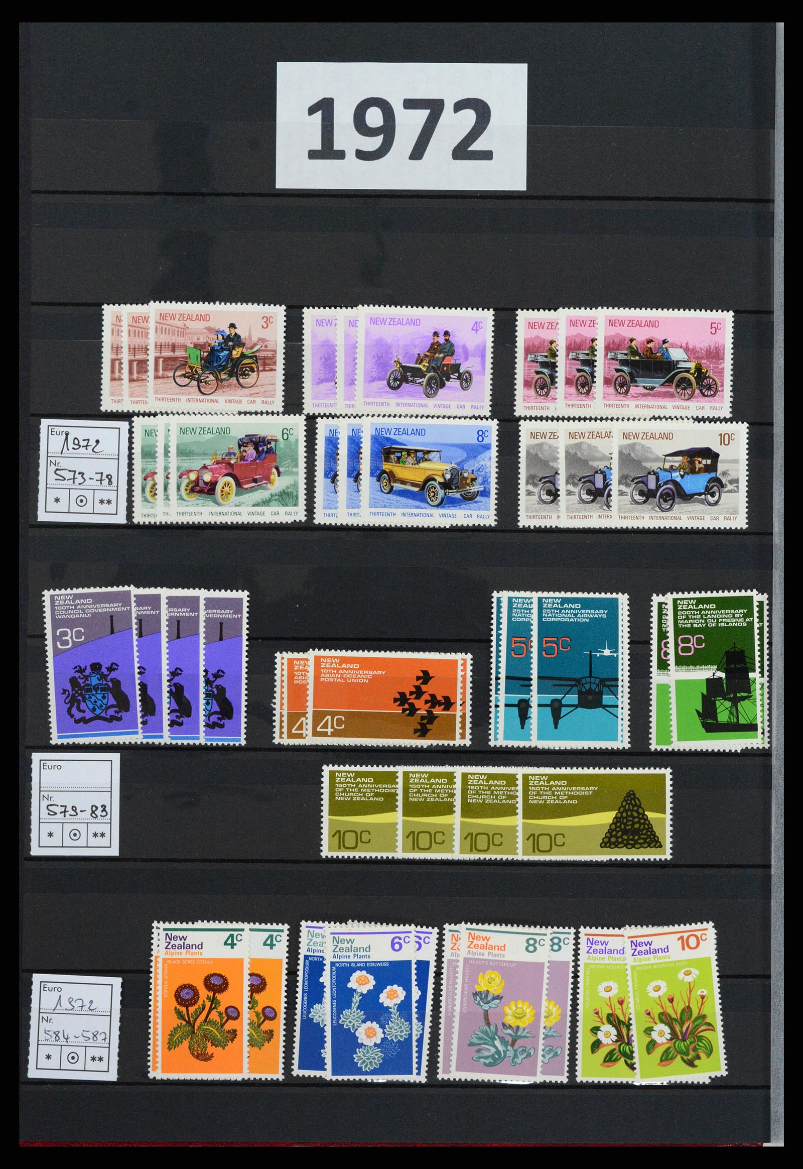 37597 008 - Postzegelverzameling 37597 Nieuw Zeeland 1970-2012.