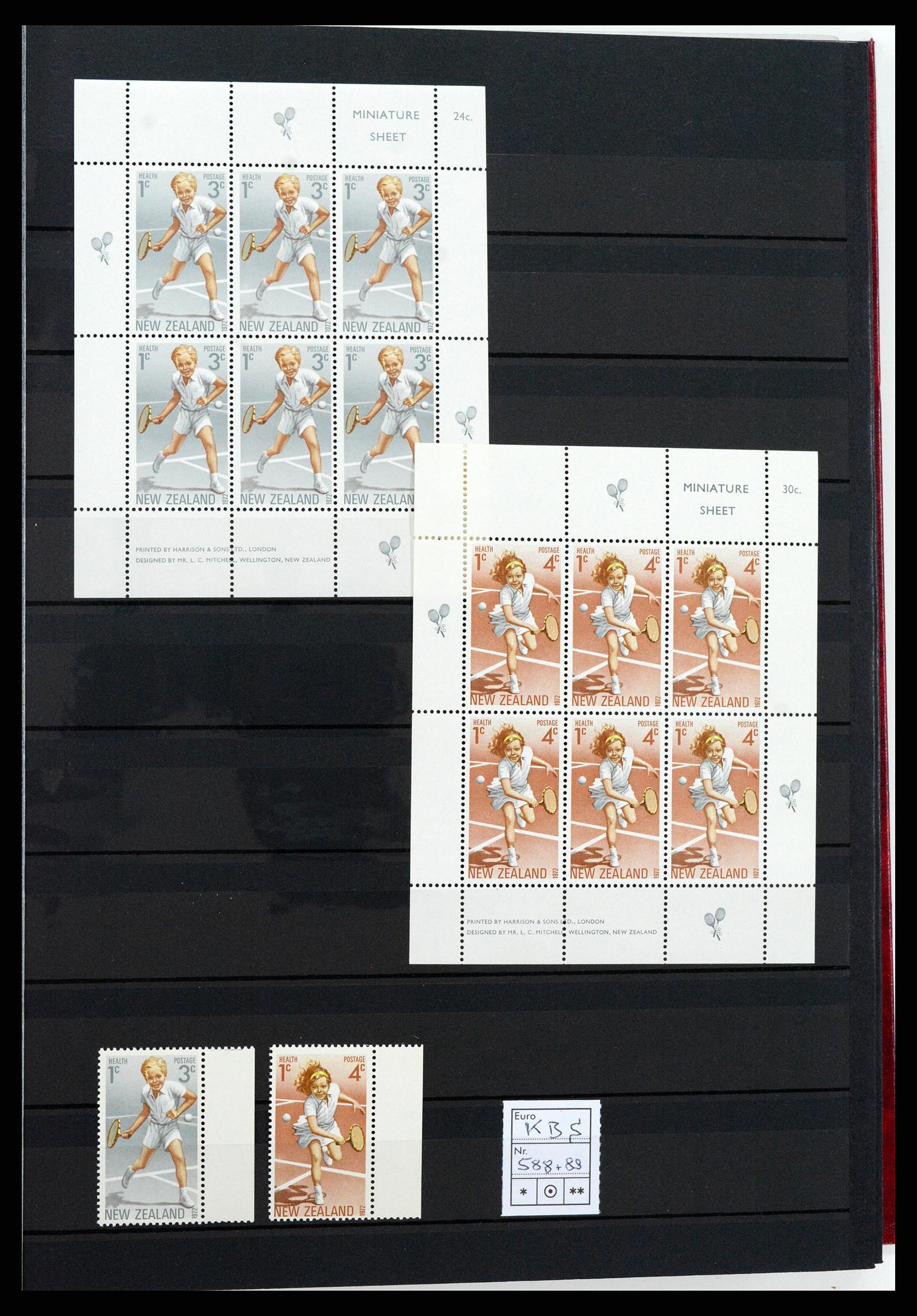 37597 009 - Postzegelverzameling 37597 Nieuw Zeeland 1970-2012.