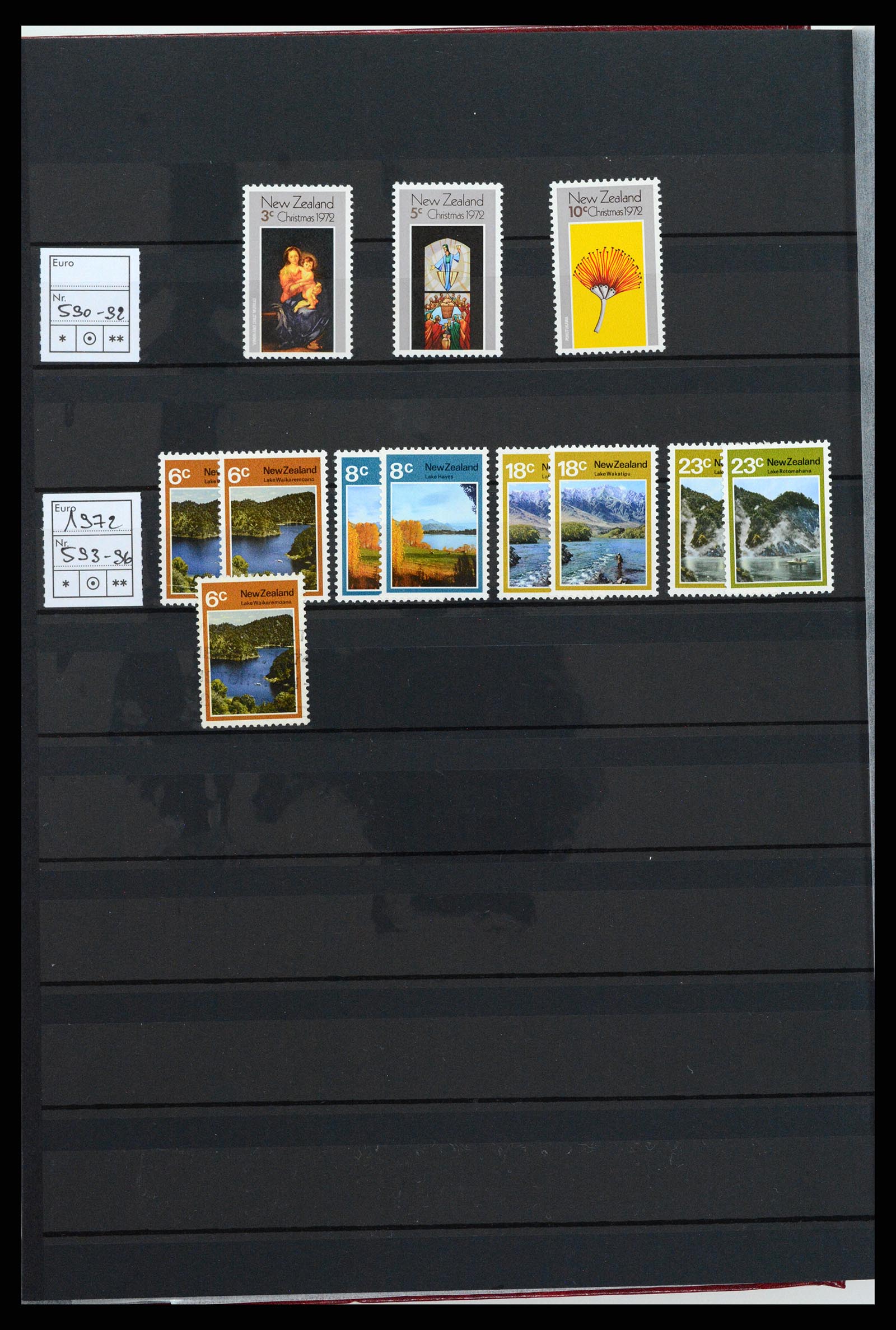 37597 010 - Postzegelverzameling 37597 Nieuw Zeeland 1970-2012.